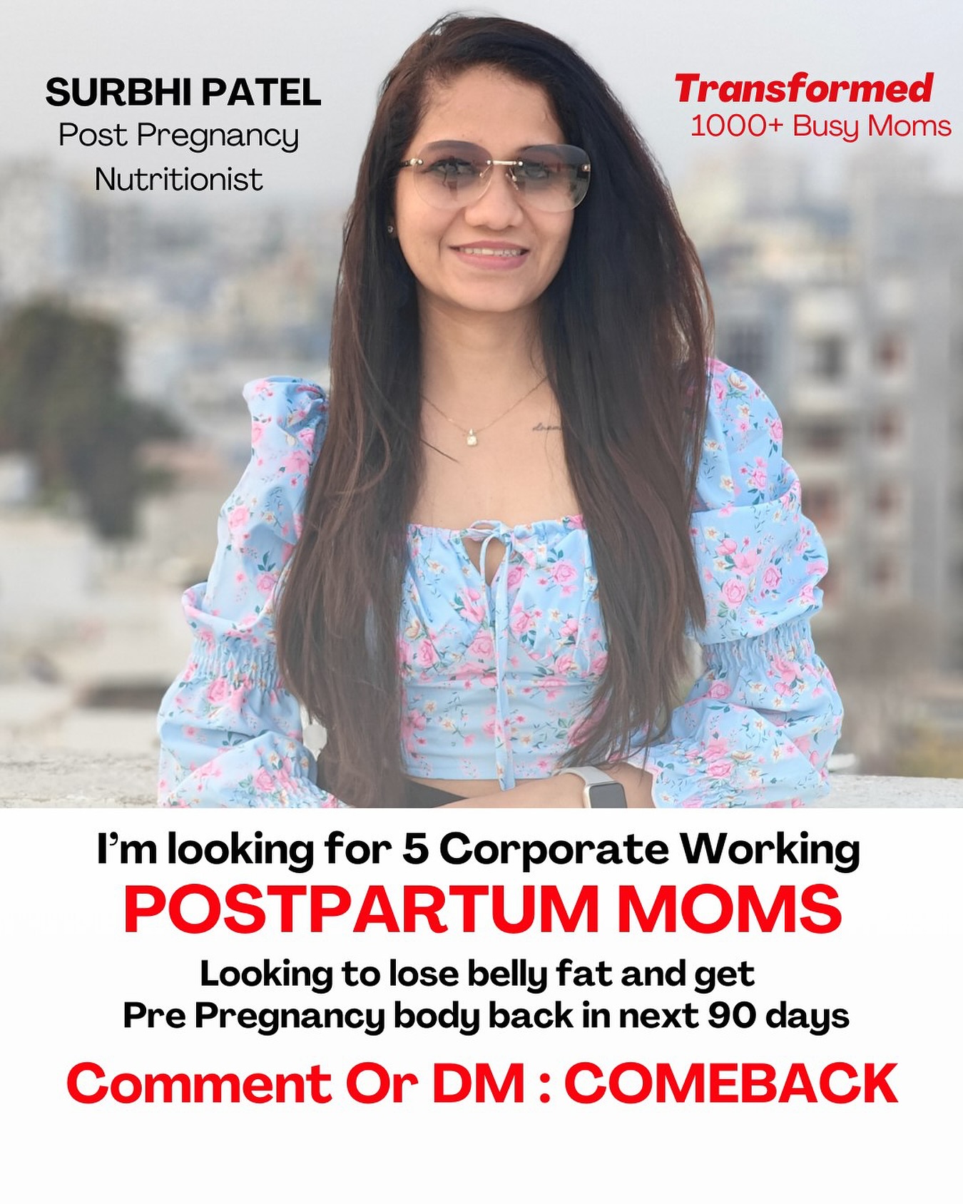 Thatfitmomm Facebook ad: Hello, Beautiful Working Moms!