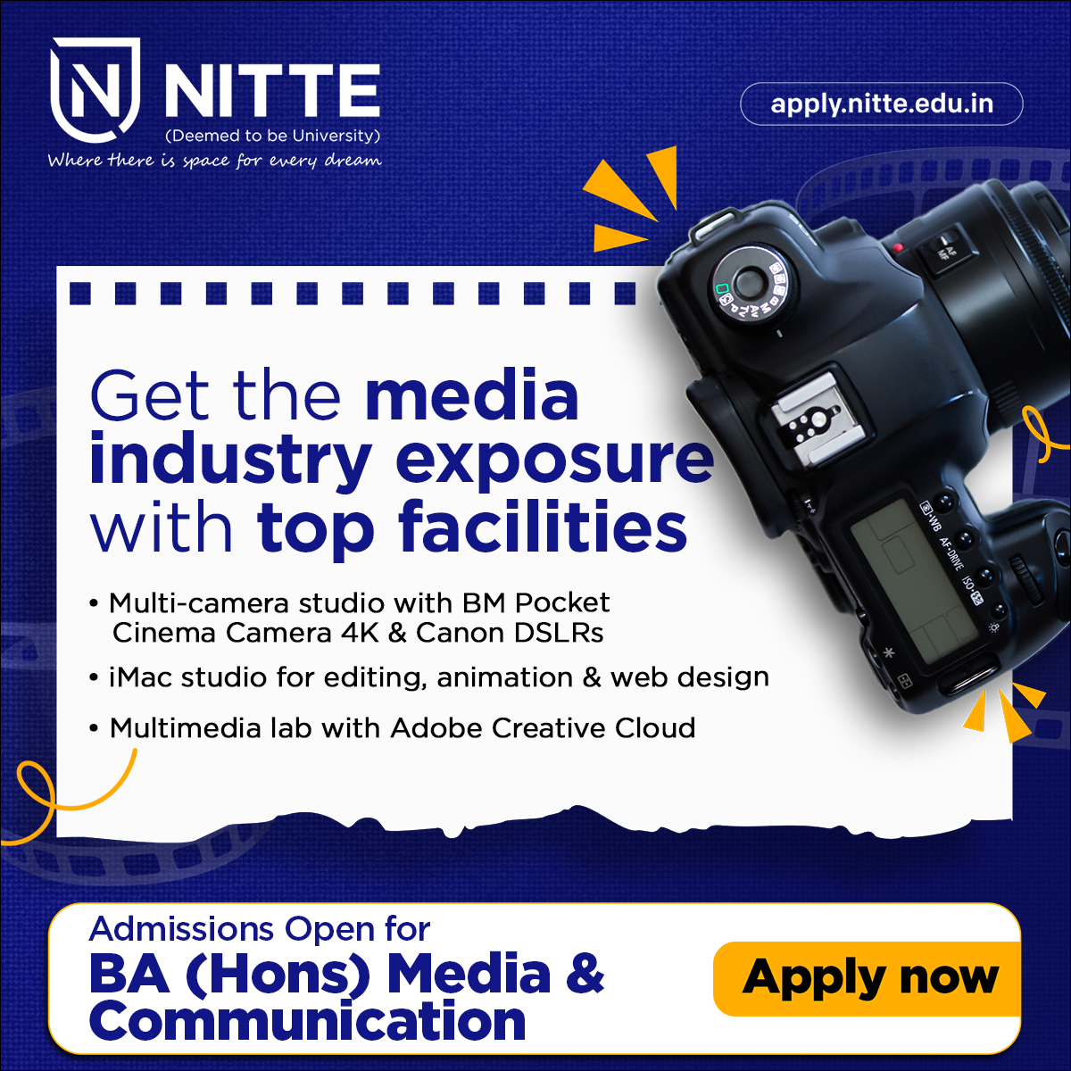 Nitte Institute of Communication Facebook ad