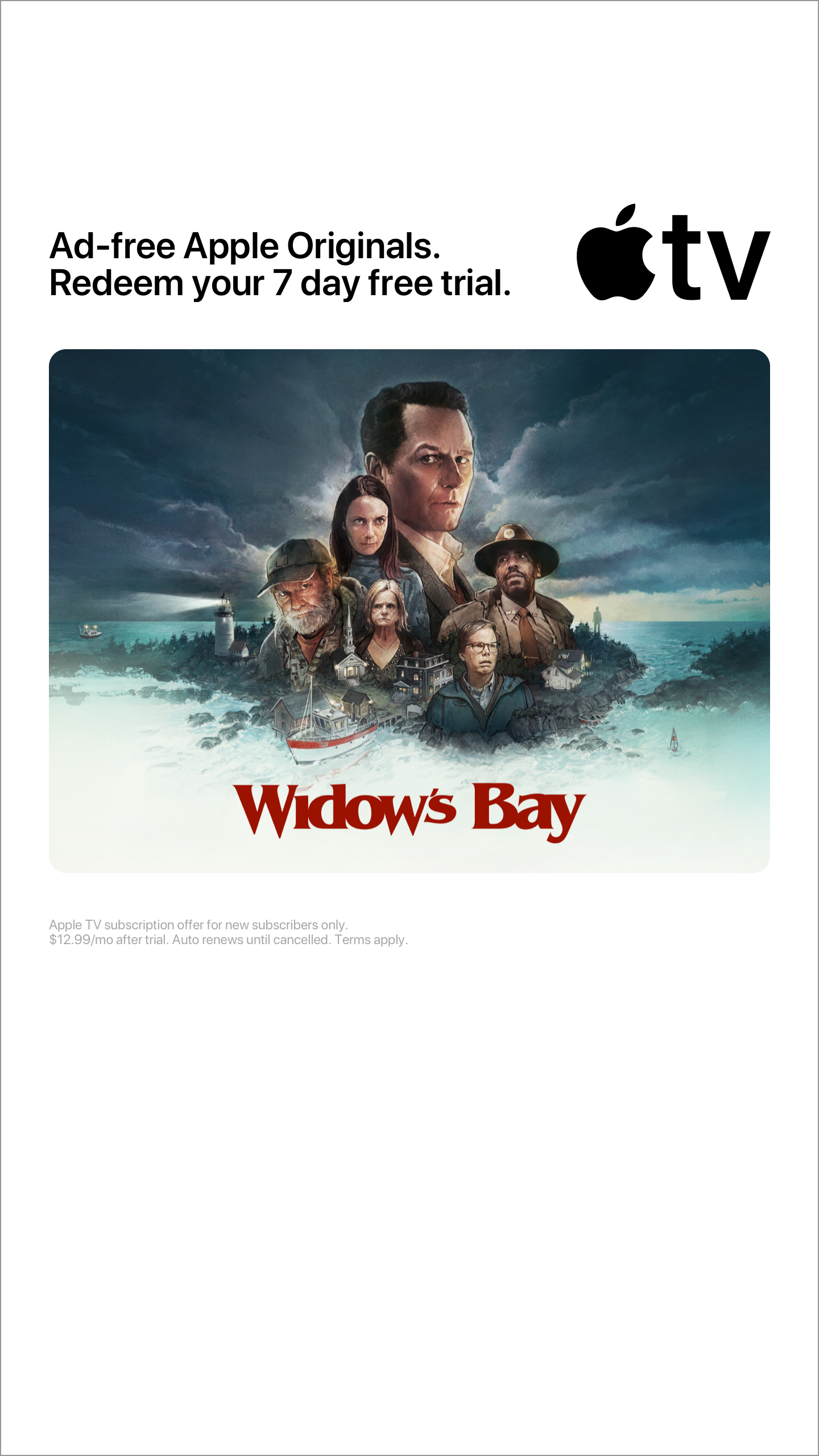 Apple TV Facebook ad