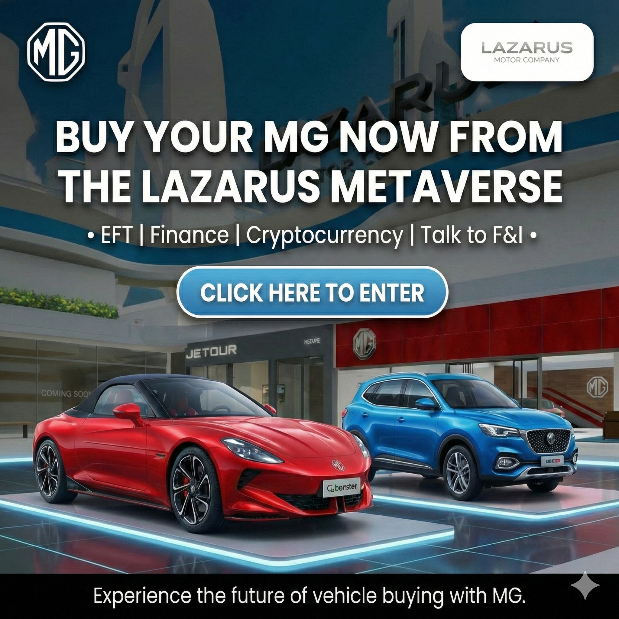 Lazarus Metaverse Facebook ad