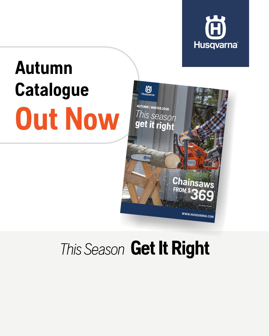 Husqvarna Facebook ad