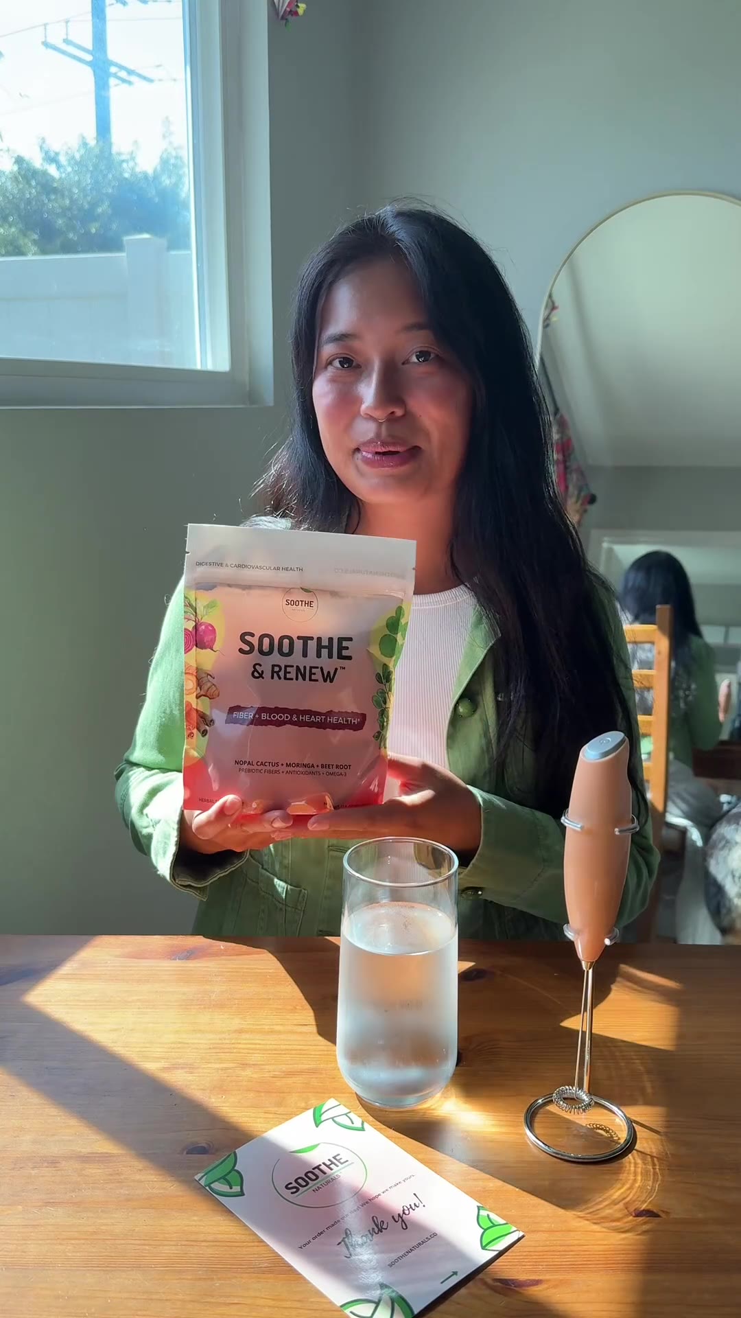 Soothe Naturals Facebook ad: Fiber + Blood Health