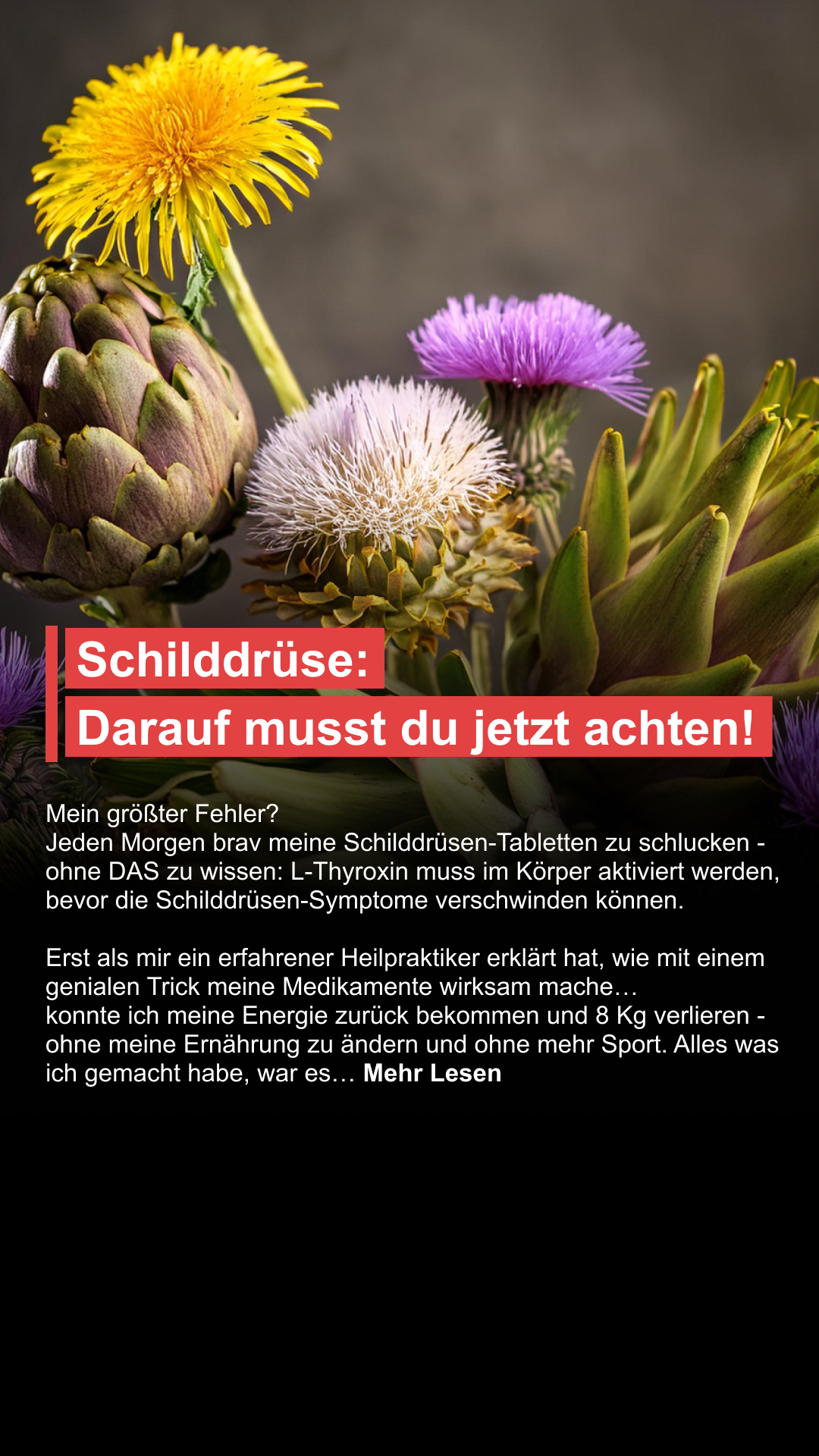 Mission Schilddrüse Facebook ad