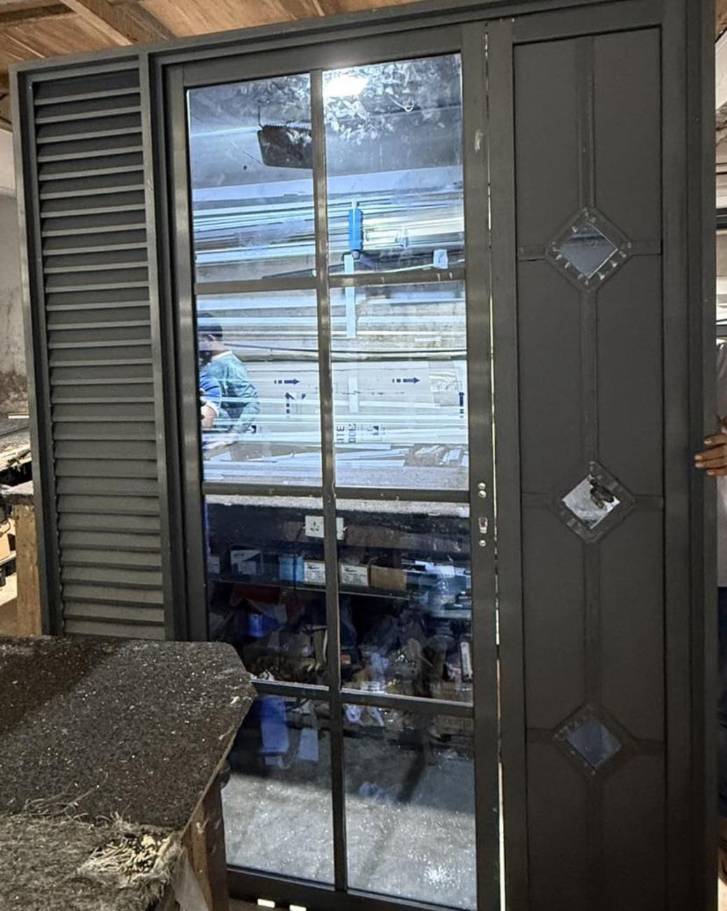 Fahi Aluminium Facebook ad: A Gate Door Fabricated for Our Customer