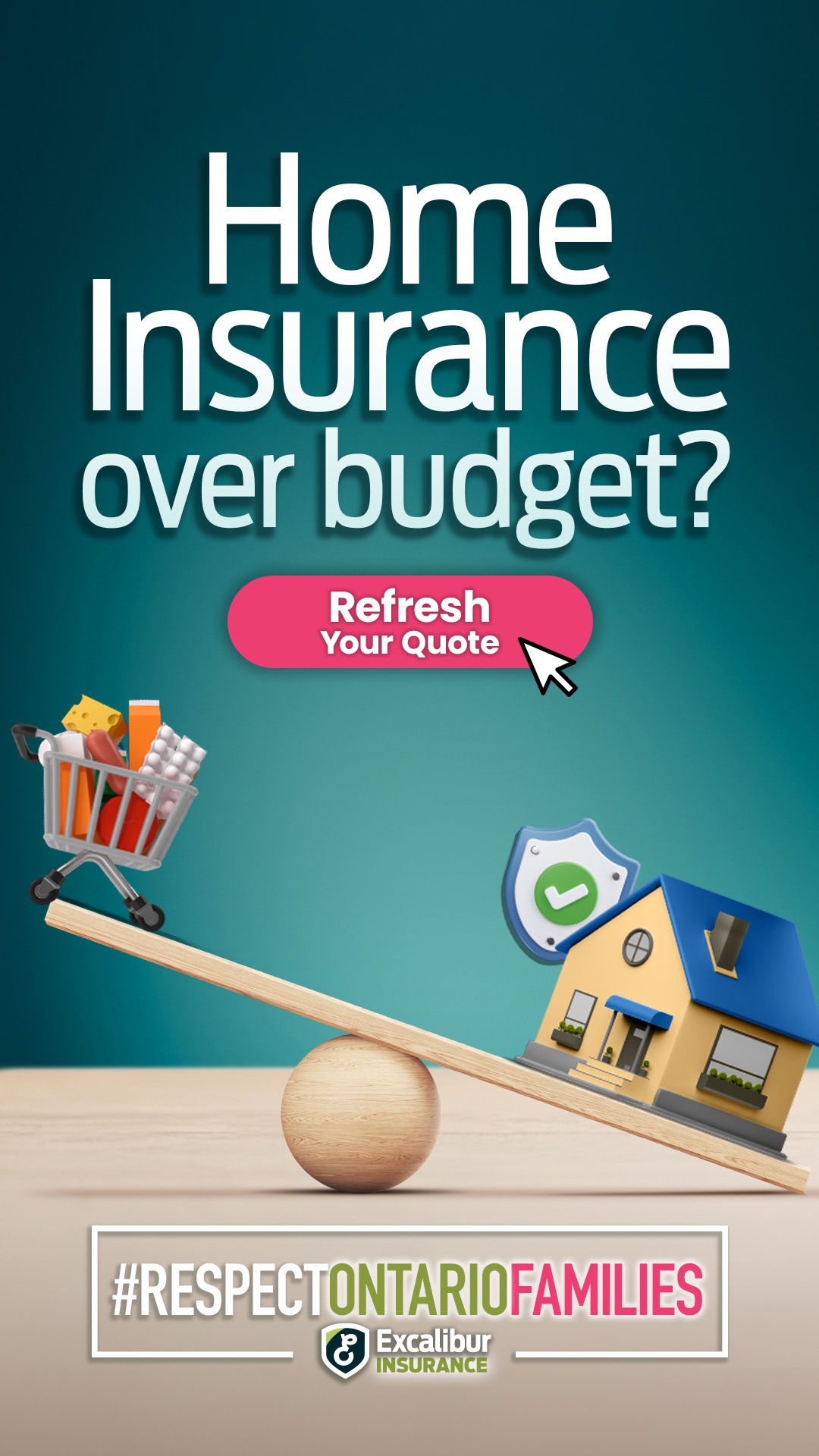 Excalibur Insurance Group Facebook ad from Feb 13, 2025