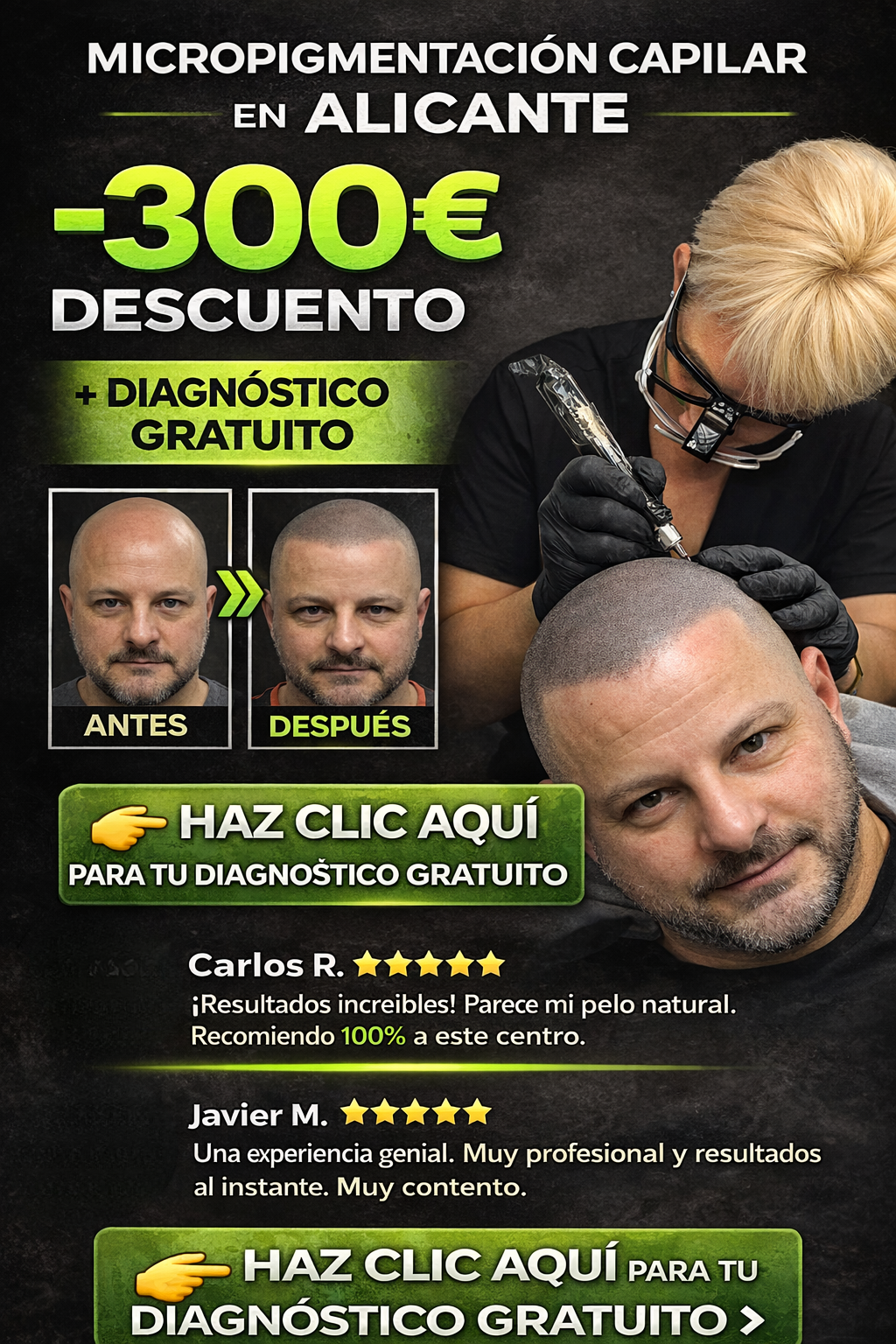 Ekaterina Maksimkina Facebook ad: 300 € DTO.+ Análisis capilar