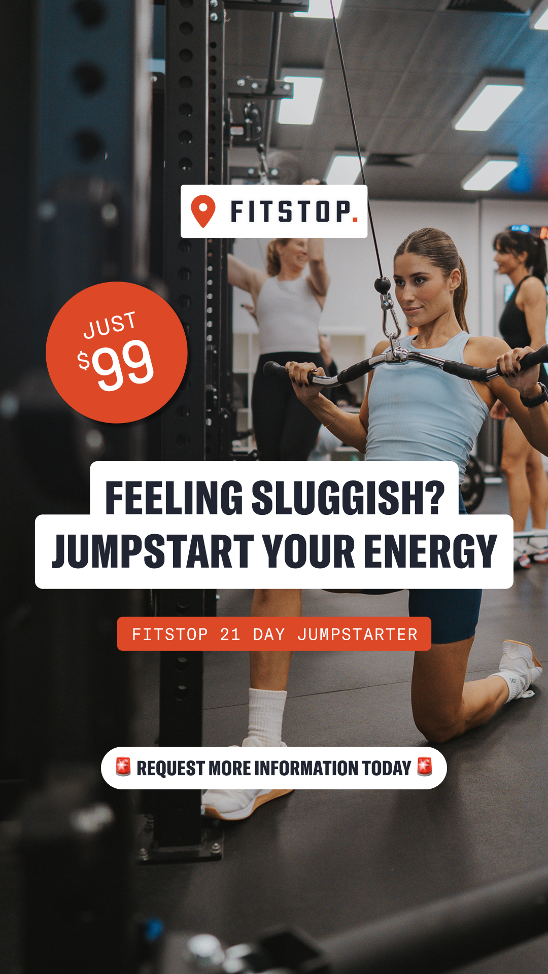 Fitstop Facebook ad from Feb 13, 2026