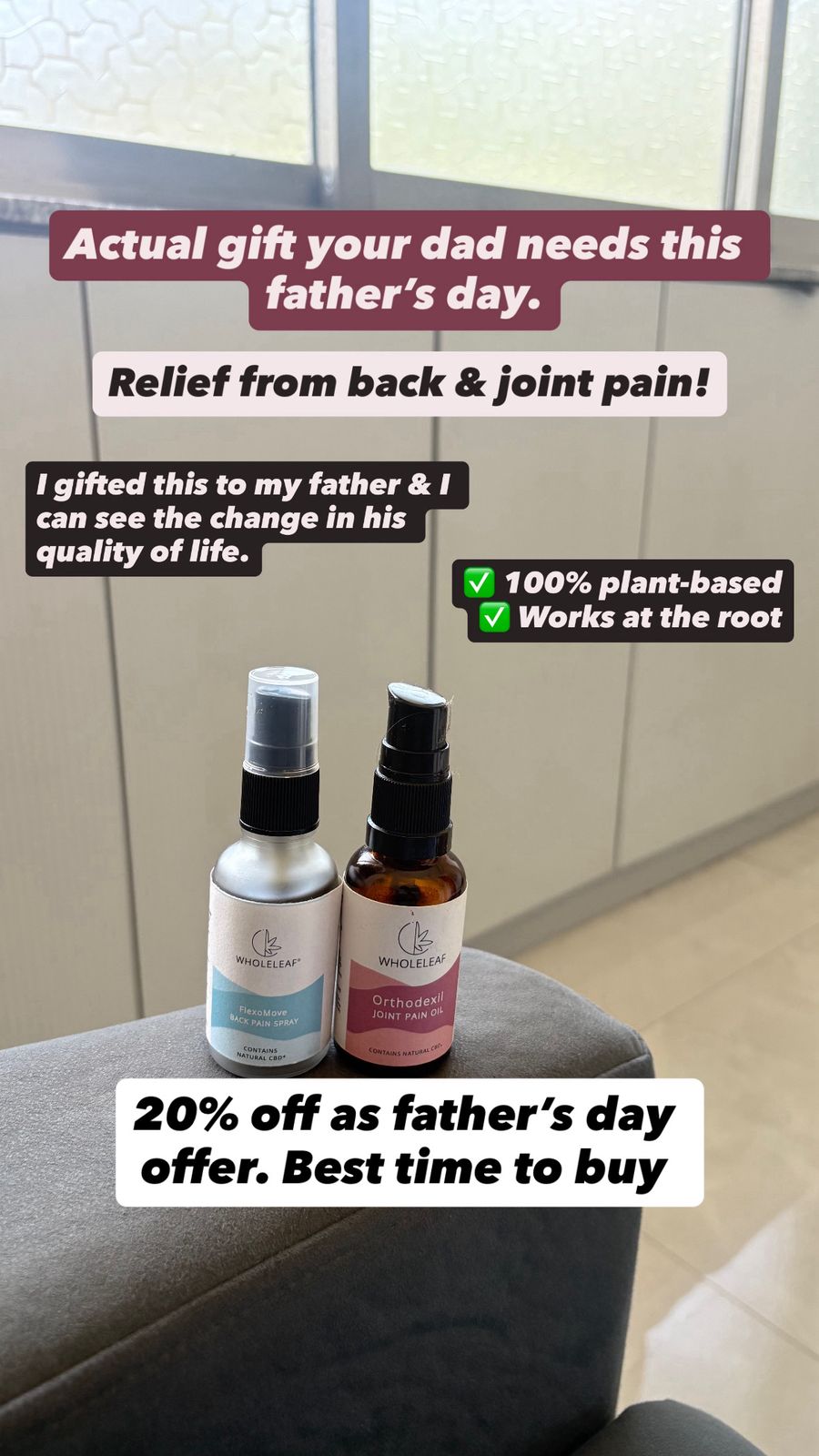 Whole-Leaf Facebook ad