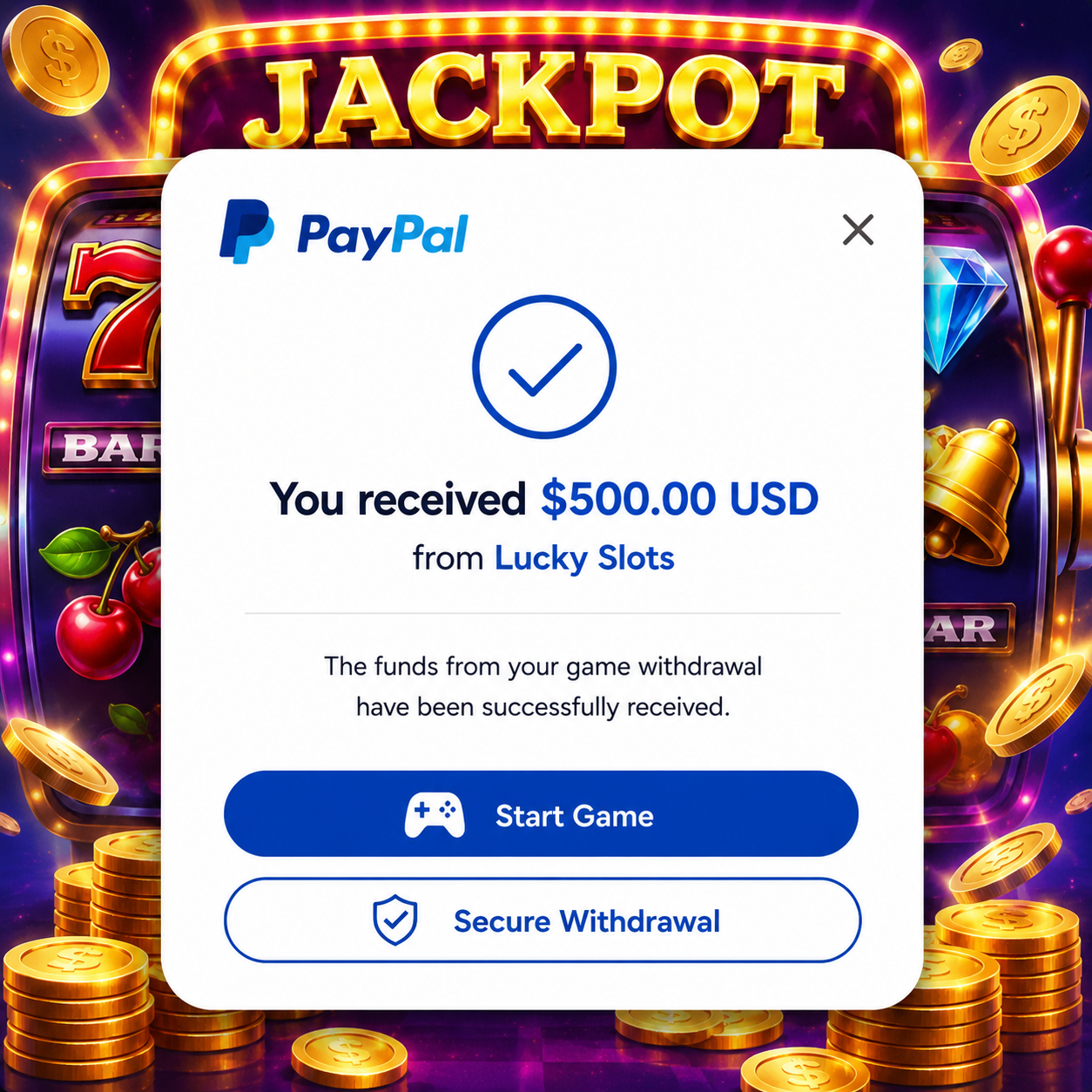 Cashmania Facebook ad: Cash Mania - Free Bingo Fun