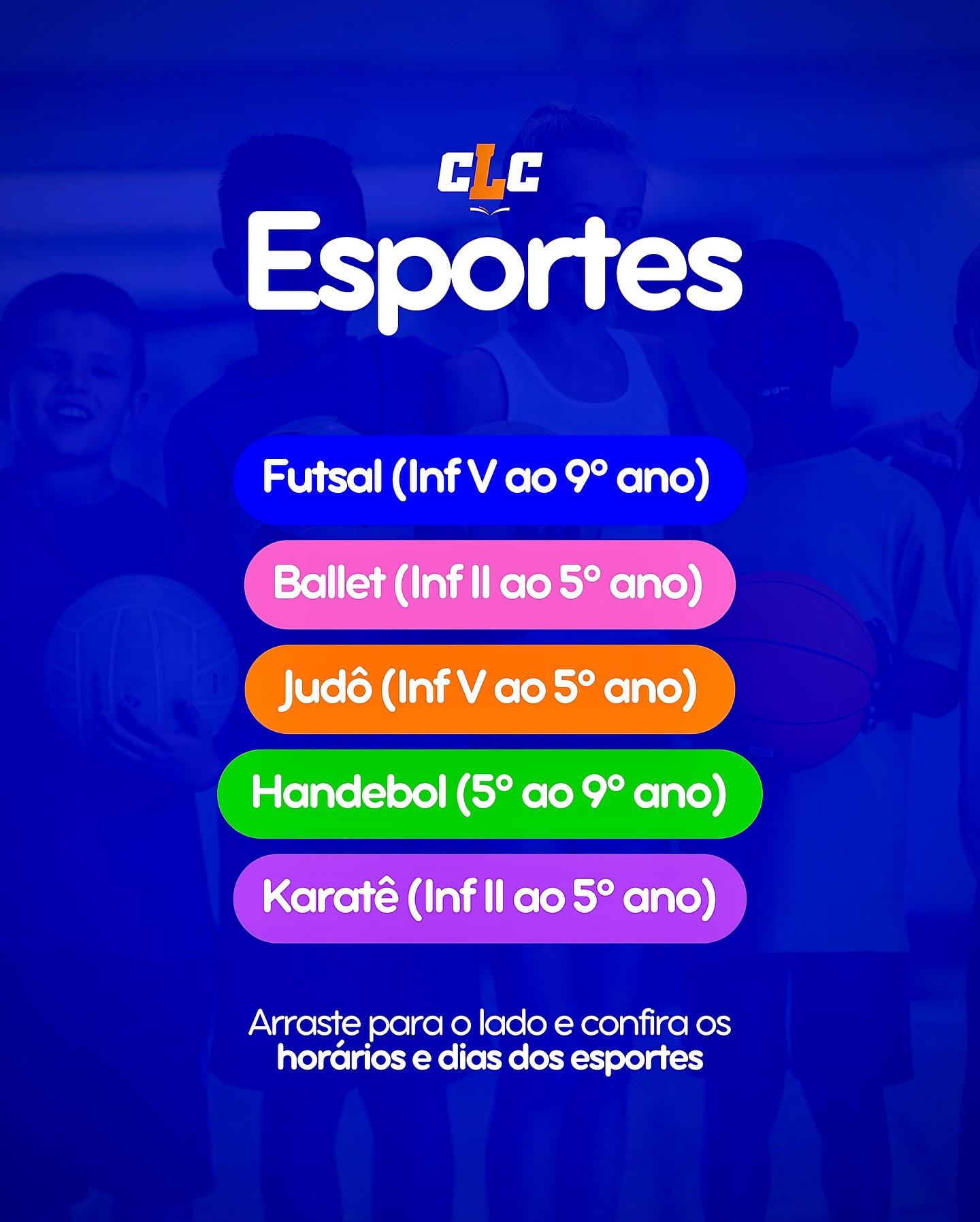Colégio Lira Coutinho Facebook ad: Esporte é saúde, disciplina e diversão!
