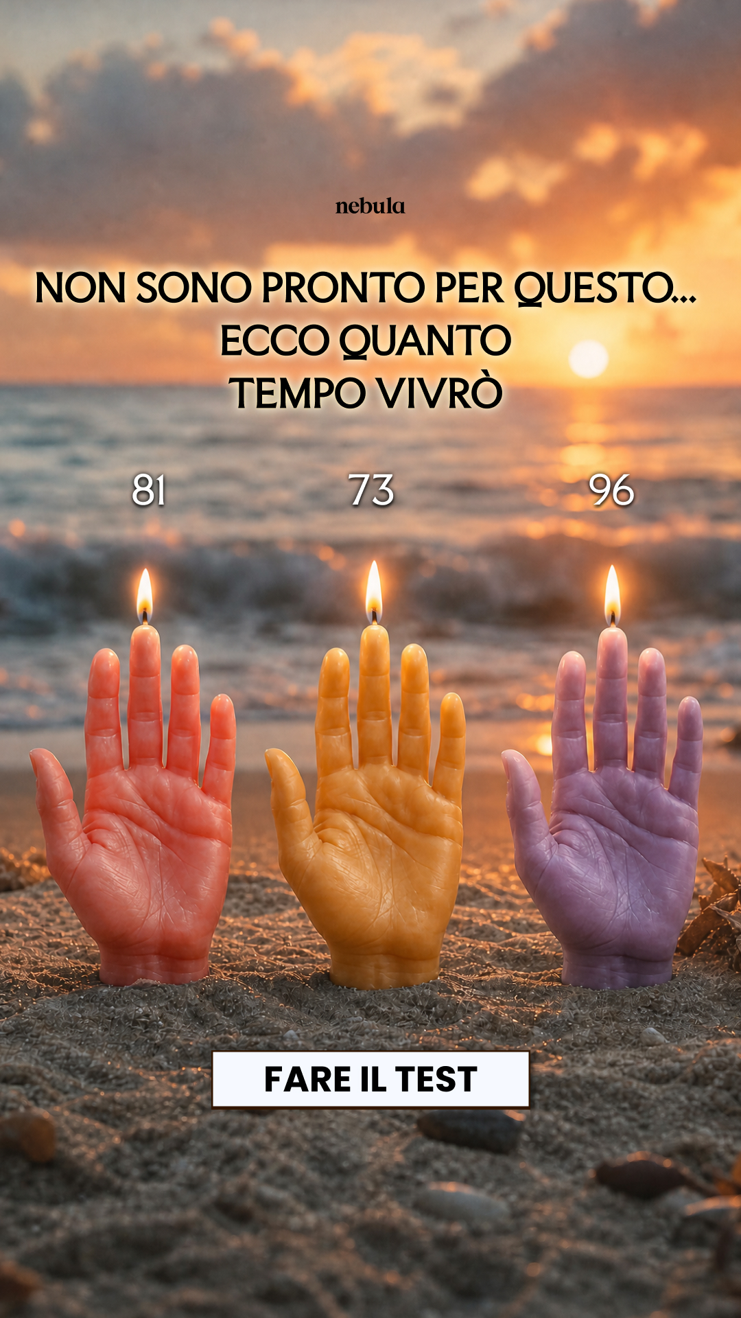Nebula: Palm Reading Facebook ad