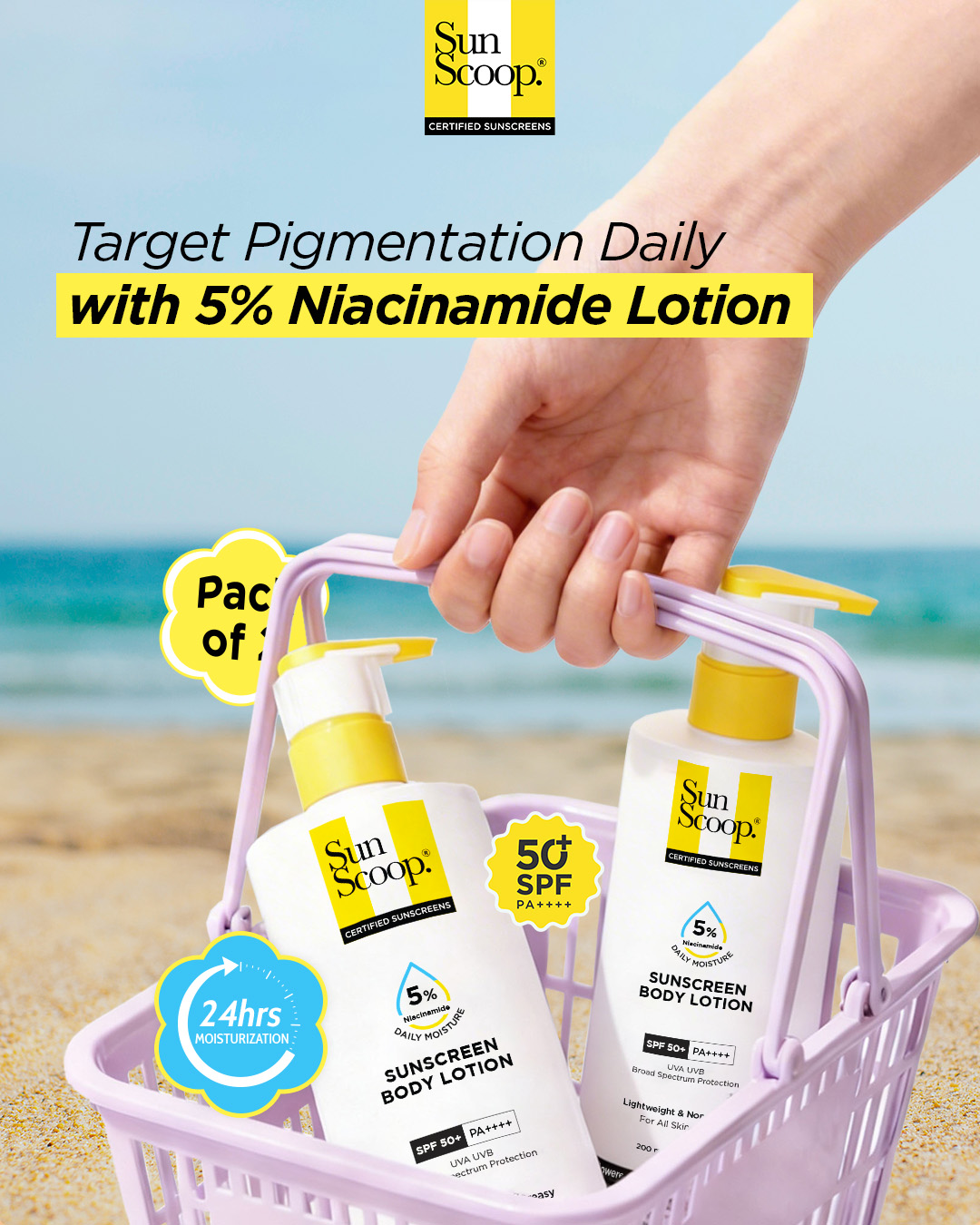 Sunscoop SPF Facebook ad