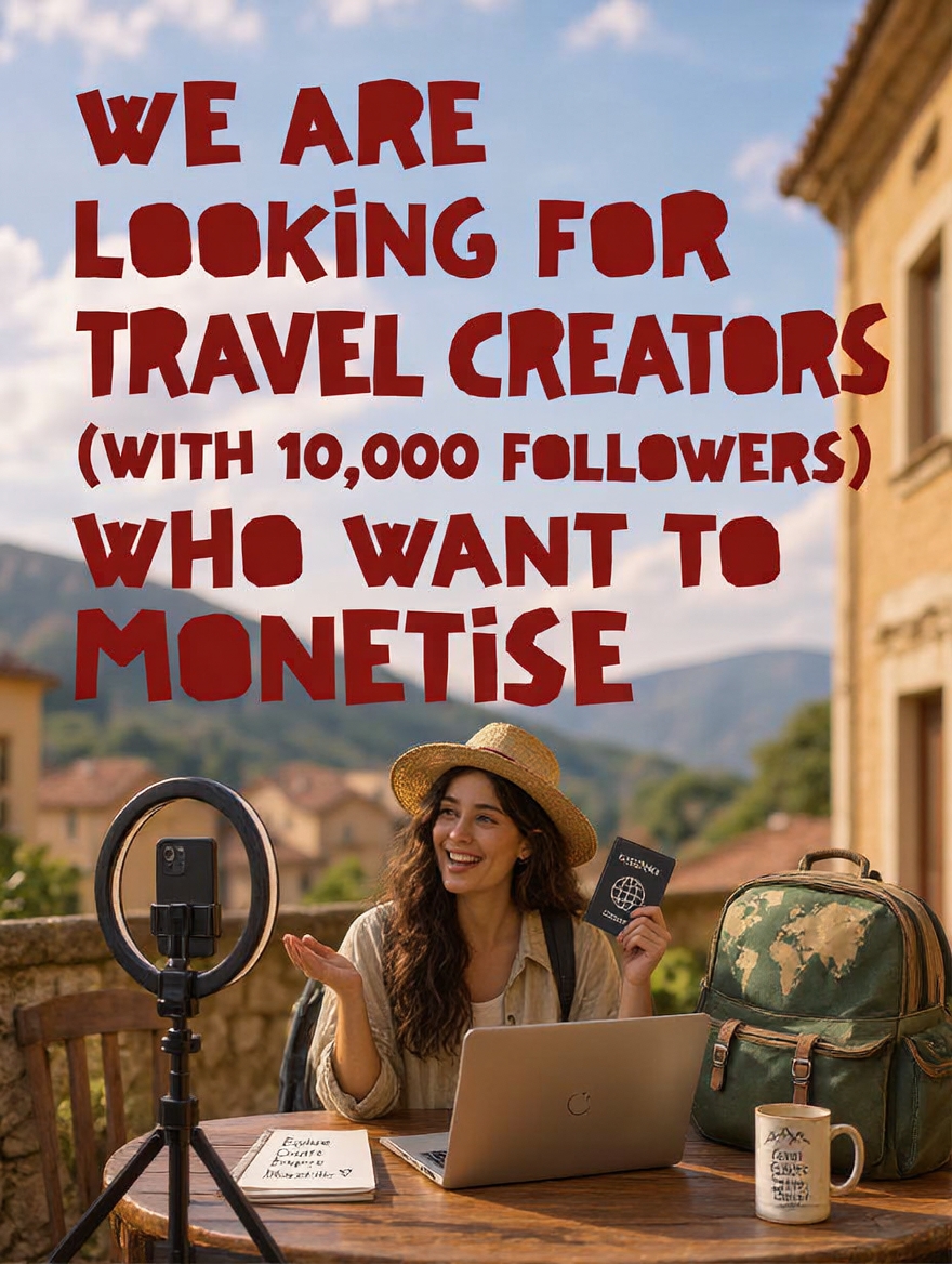 SuperProfile for Creators Facebook ad: Travel Creators, your next adventure could be a…