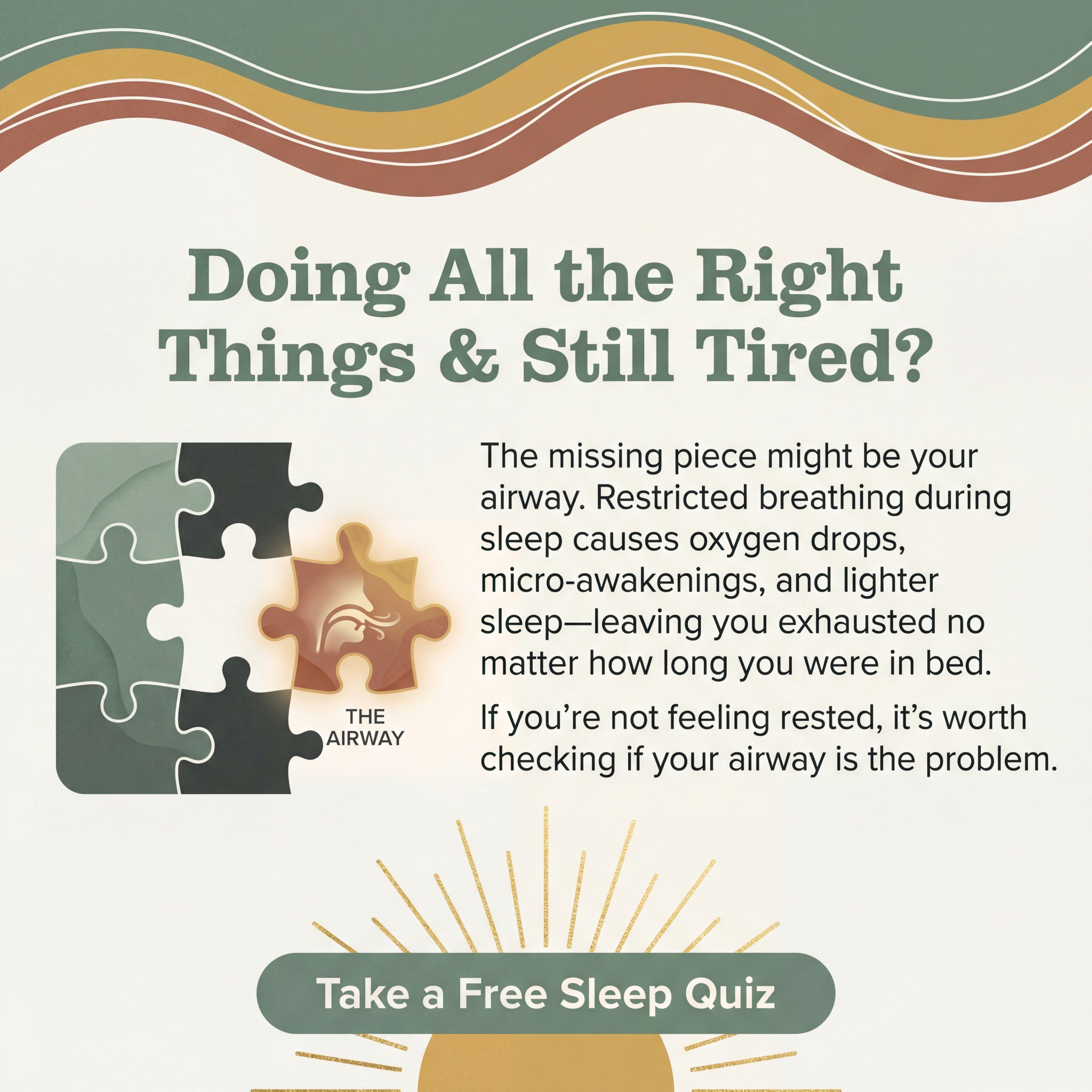 Austin Sleep & Airway Health Facebook ad from Feb 20, 2026