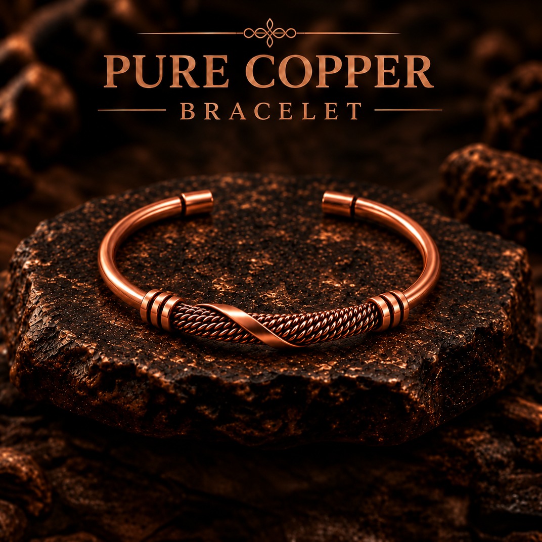 Vedic Shop Facebook ad: Pure Copper Bracelet, Haath Se Finish | ₹799