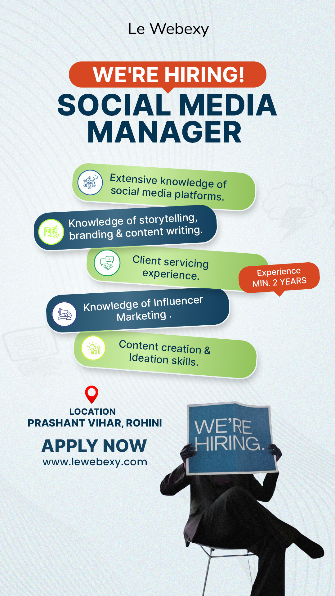 Le Webexy Pvt. Ltd. Facebook ad from Jan 27, 2026
