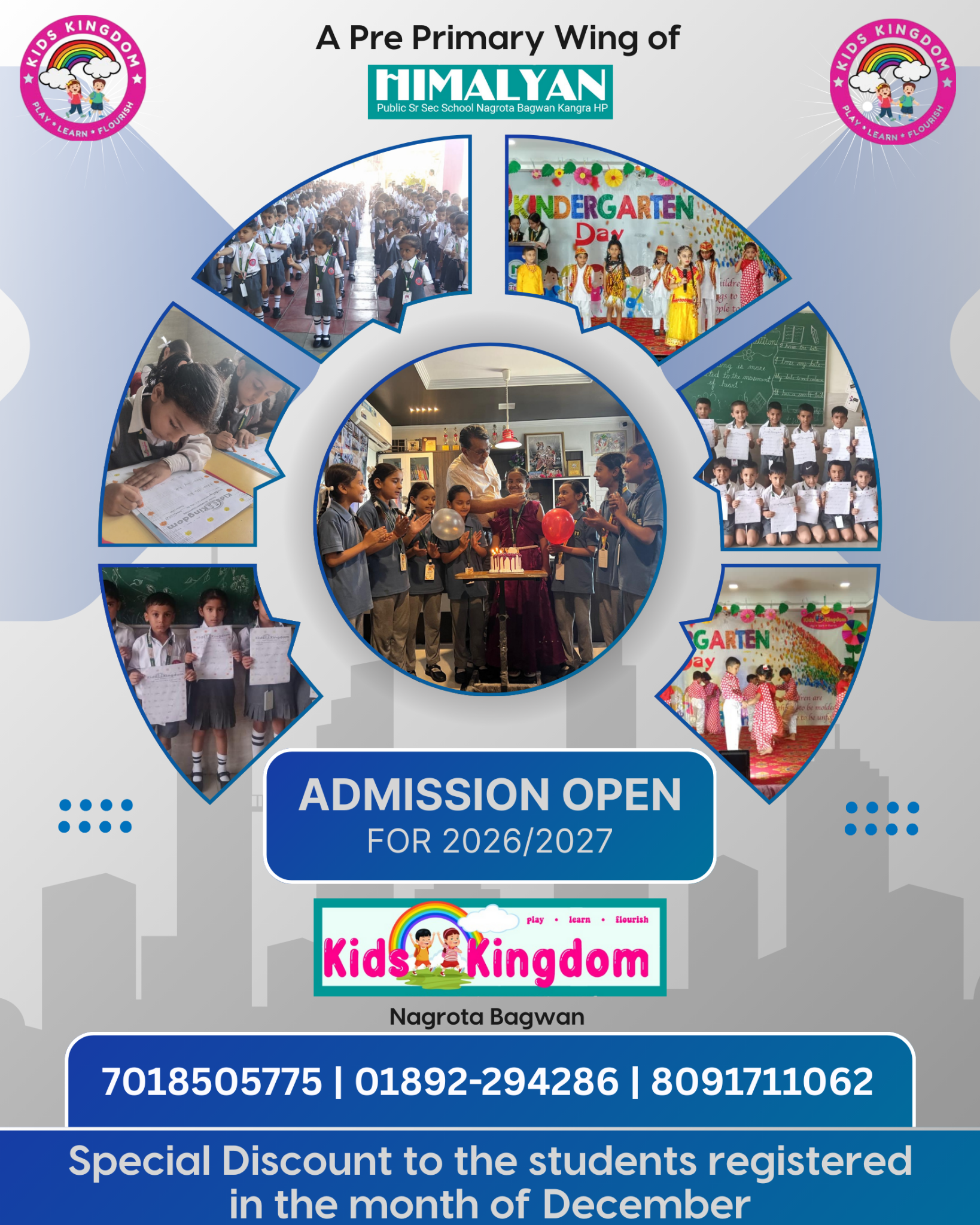 Himalyan Public School, Nagrota Bagwan Facebook ad: Admission Open