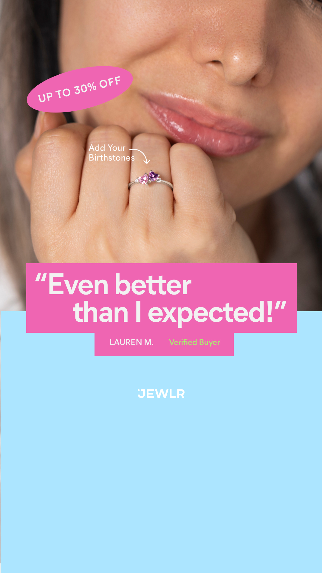 Jewlr Facebook ad