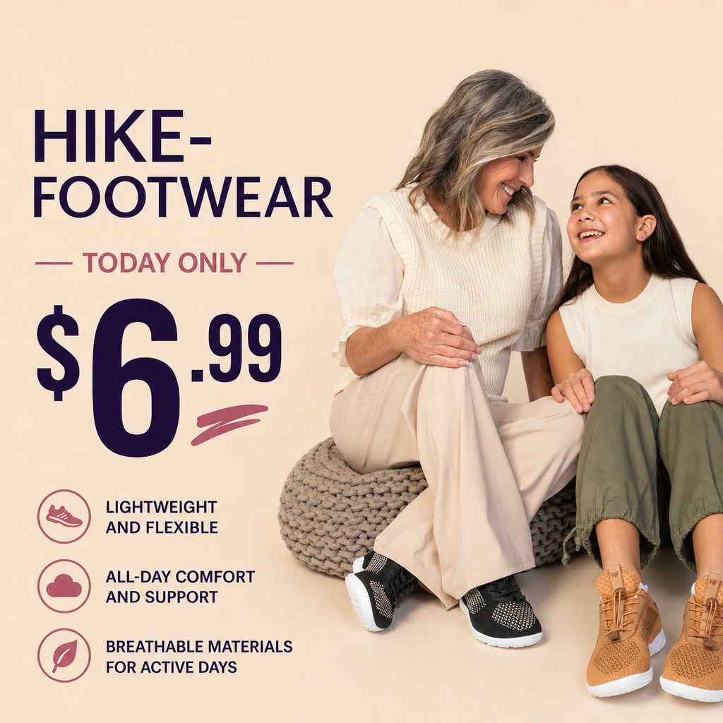 Comfy Step Outlet Facebook ad: Feel comfortable in every step