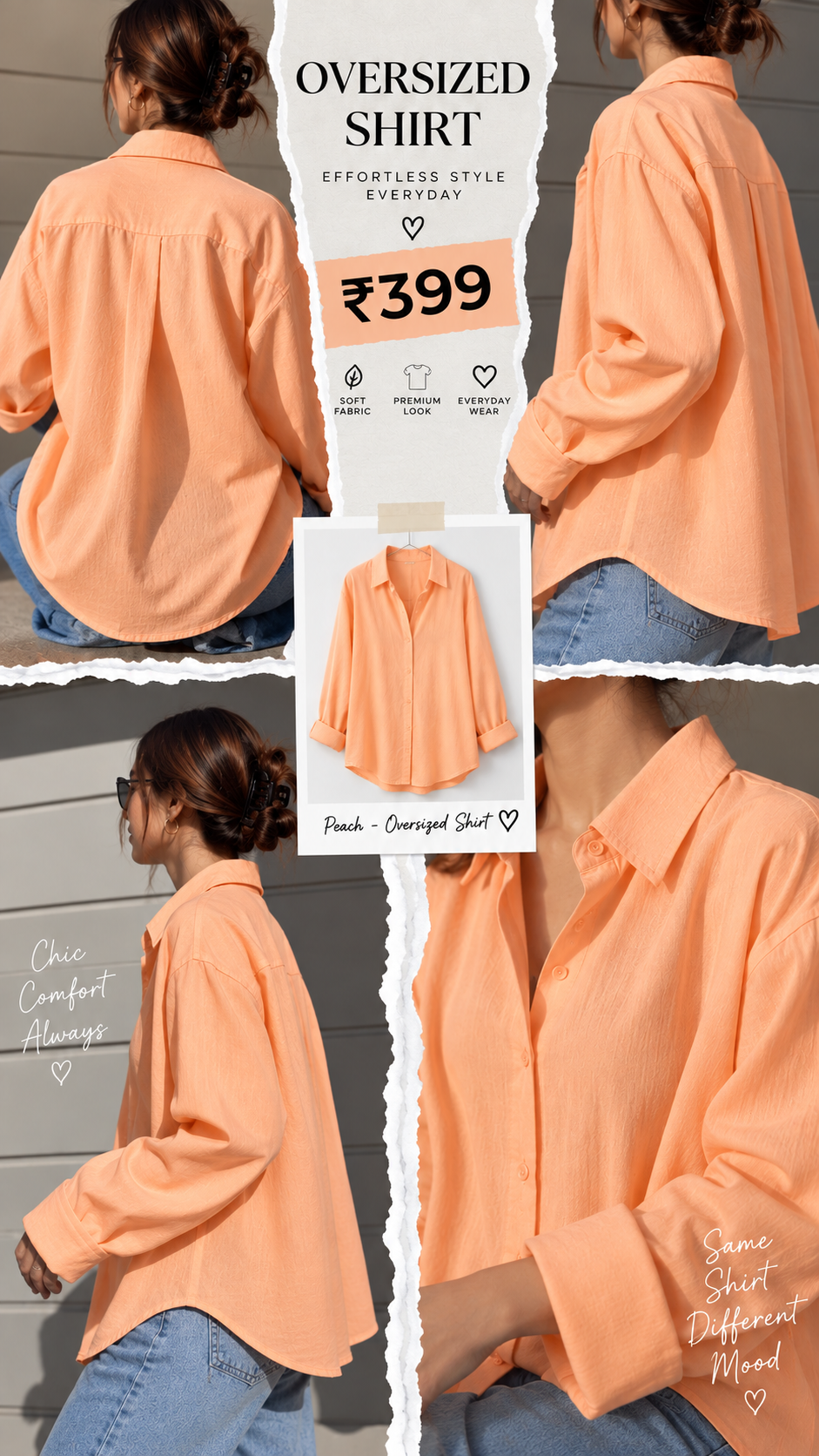 Urbunx Facebook ad: Shirts Starting at ₹399