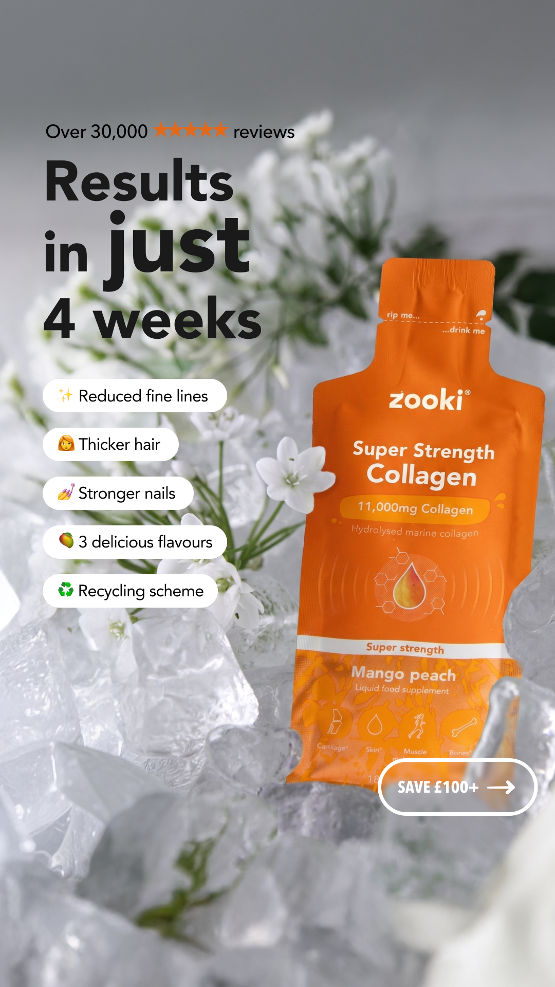 Zooki Facebook ad: Reduce fine lines in 30 days