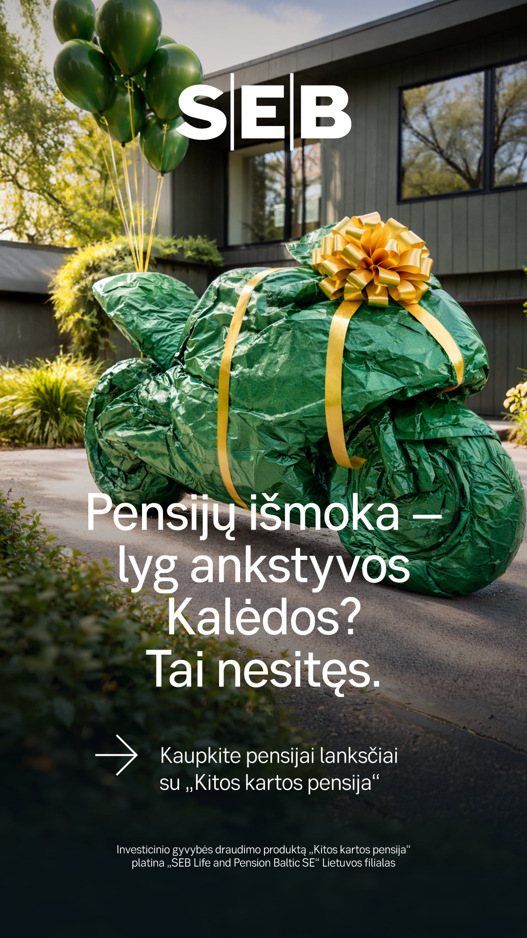 SEB Lietuvoje Facebook ad