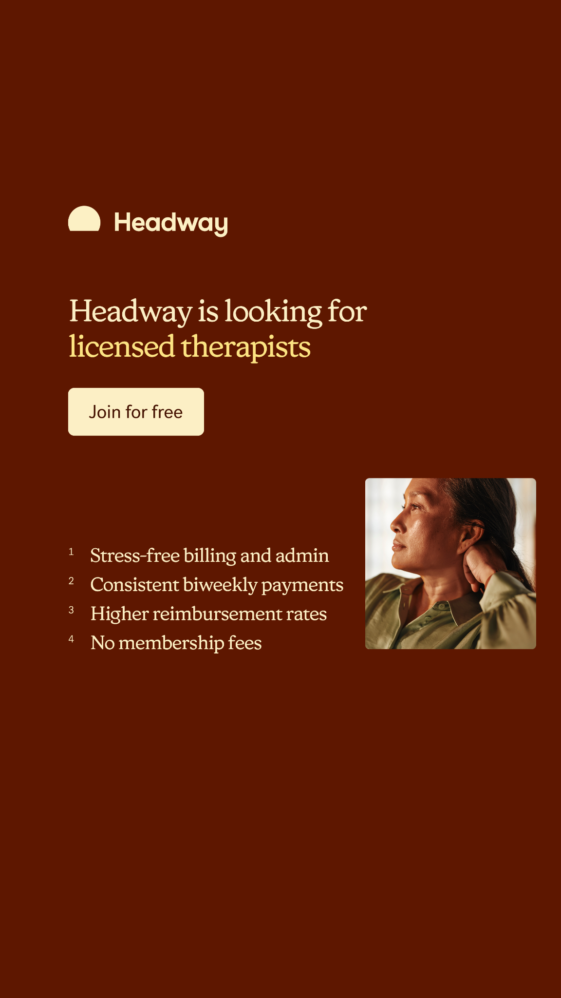 Headway Facebook ad