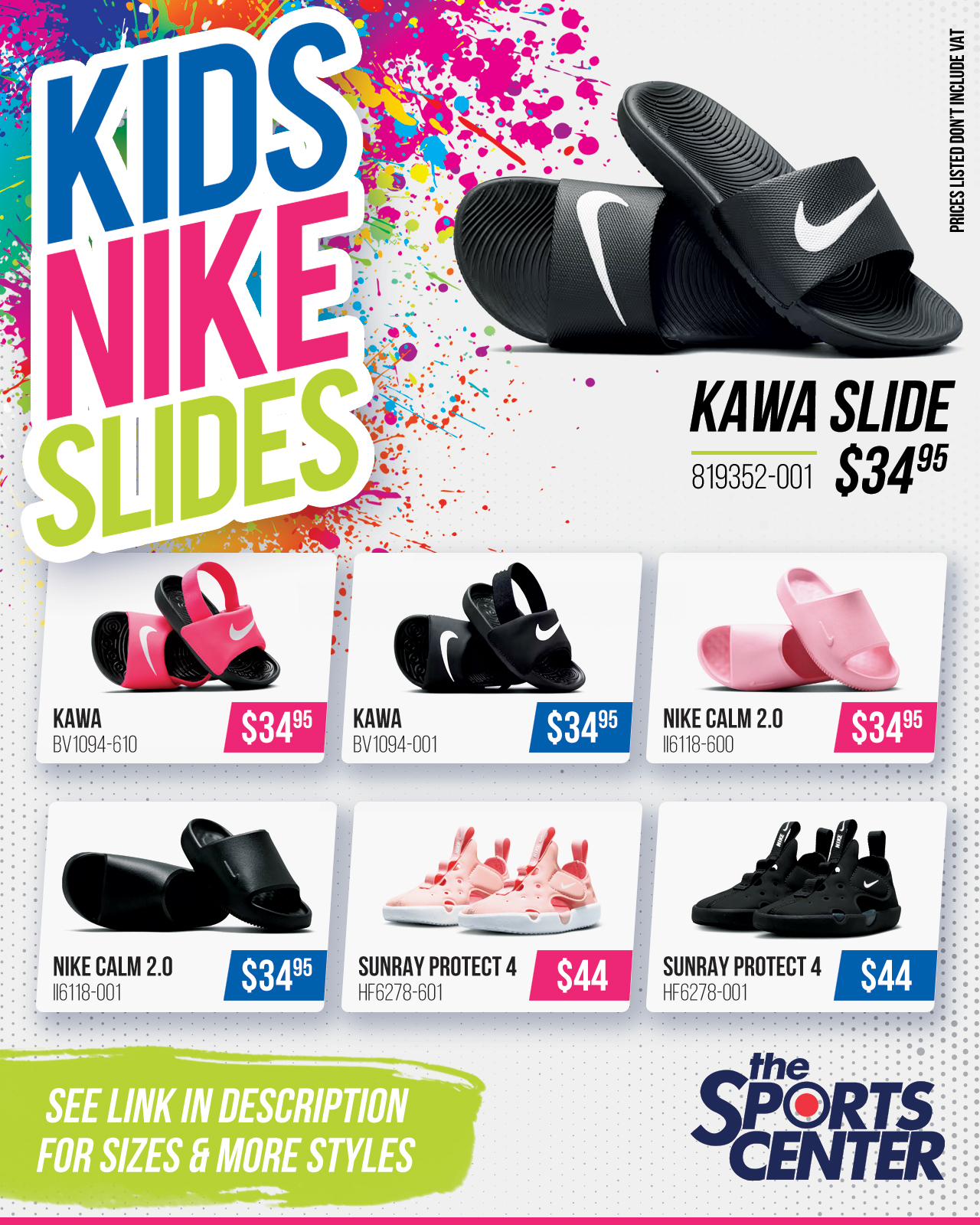 The Sports Center Facebook ad: Summer Slides for Kids on the Move