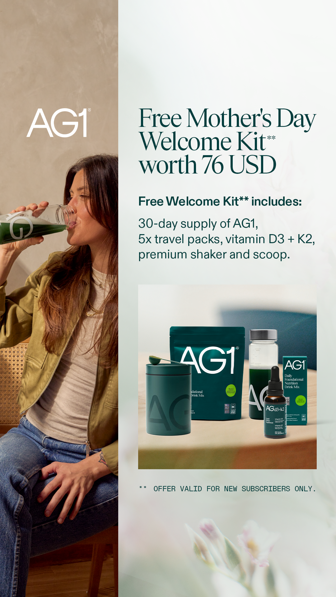 AG1 by Athletic Greens Facebook ad