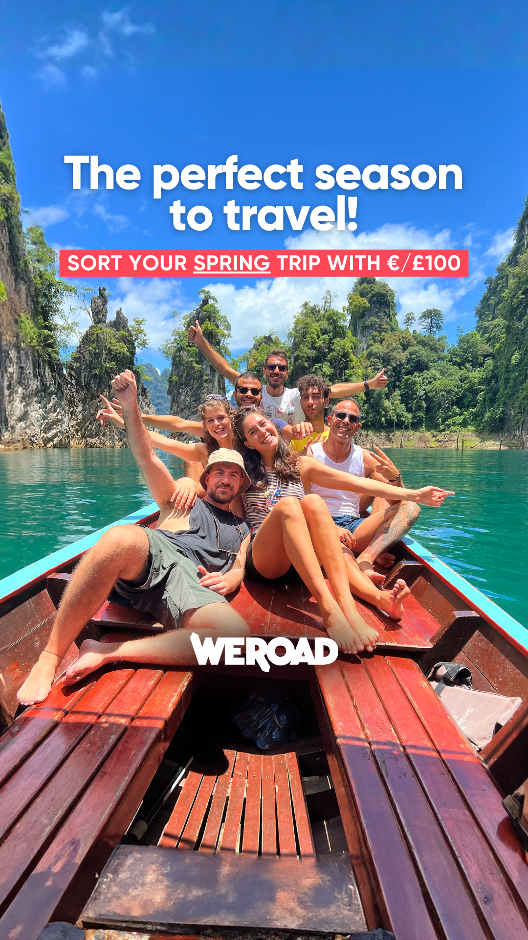 WeRoad Travel Facebook ad
