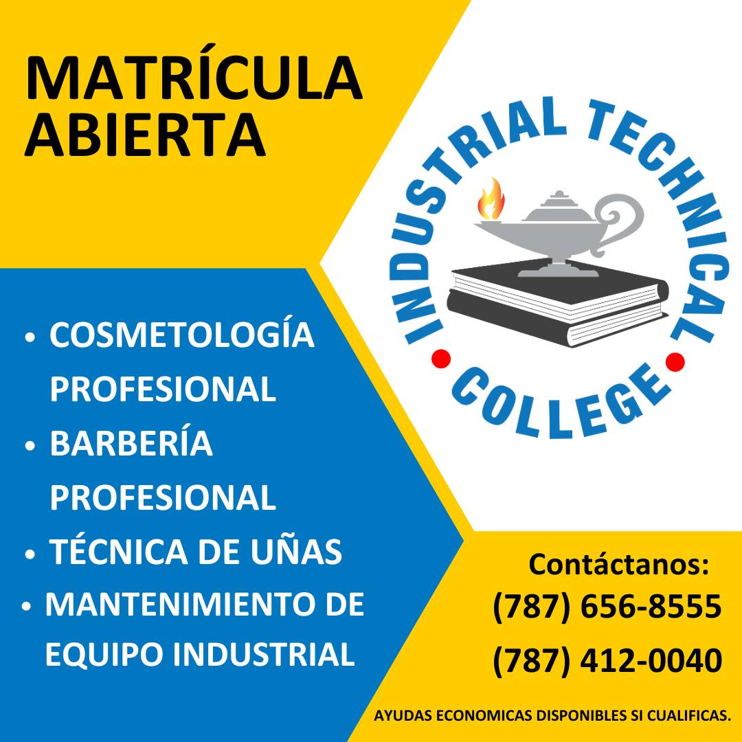 Industrial Technical College - Humacao Facebook ad from Aug 5, 2026