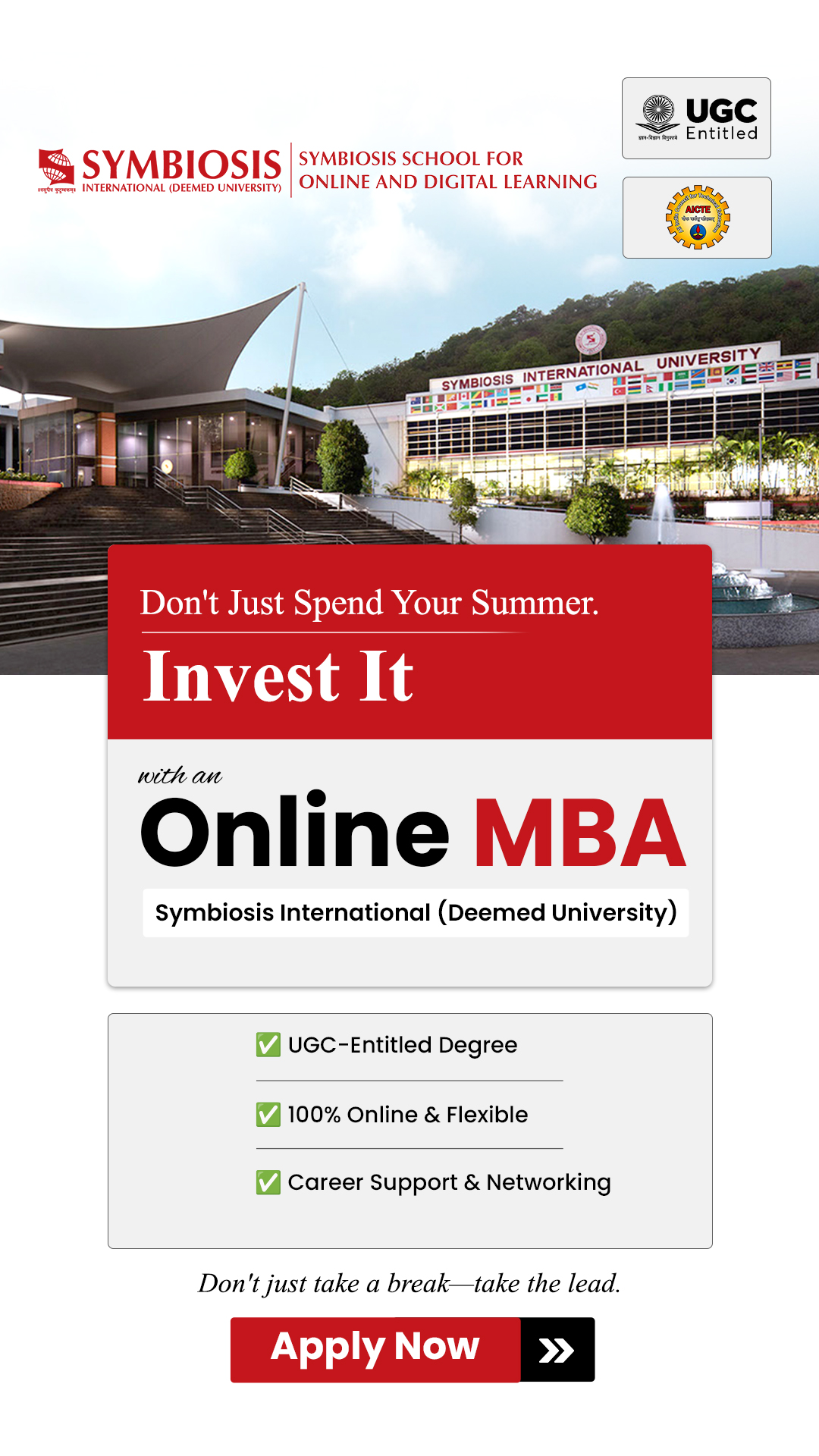 Symbiosis School of Online and Digital Learning - SSODL Facebook ad