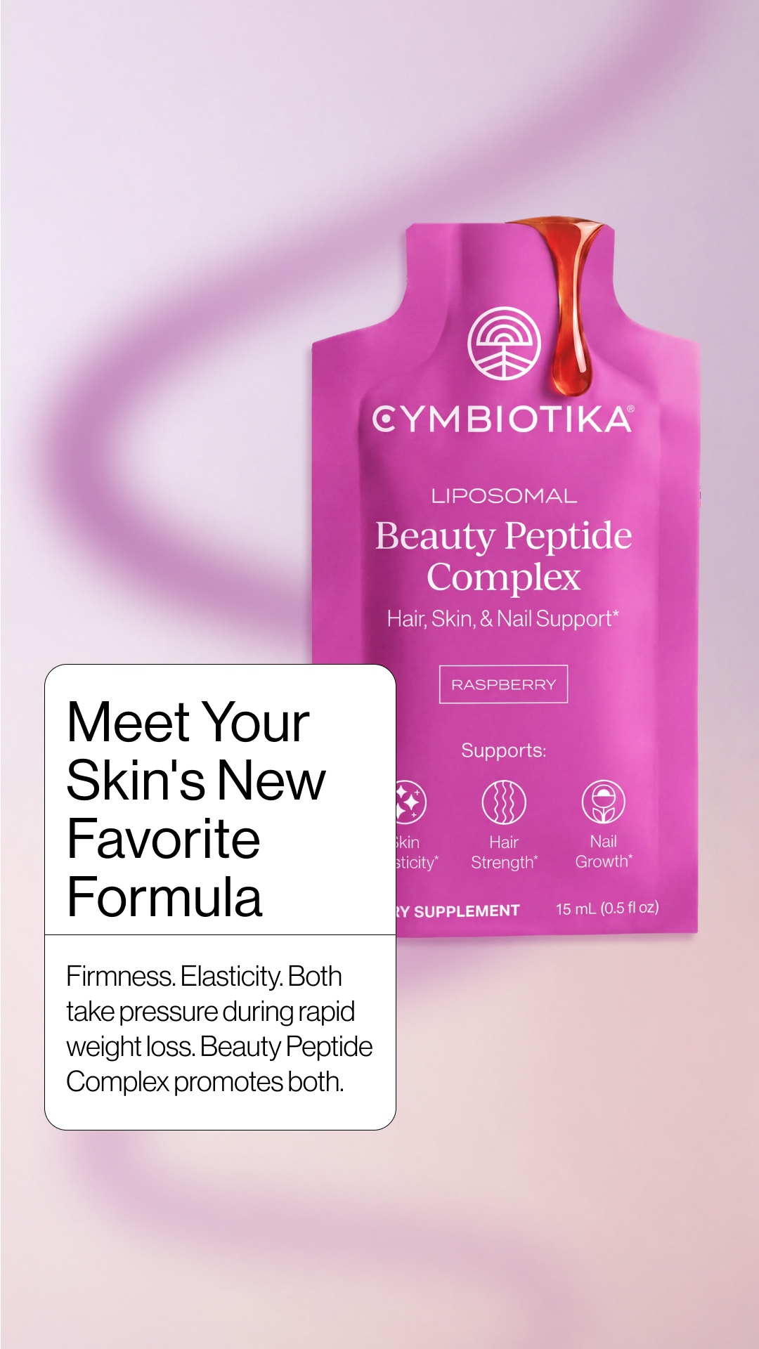 Cymbiotika Facebook ad: Skin Support Starts Within