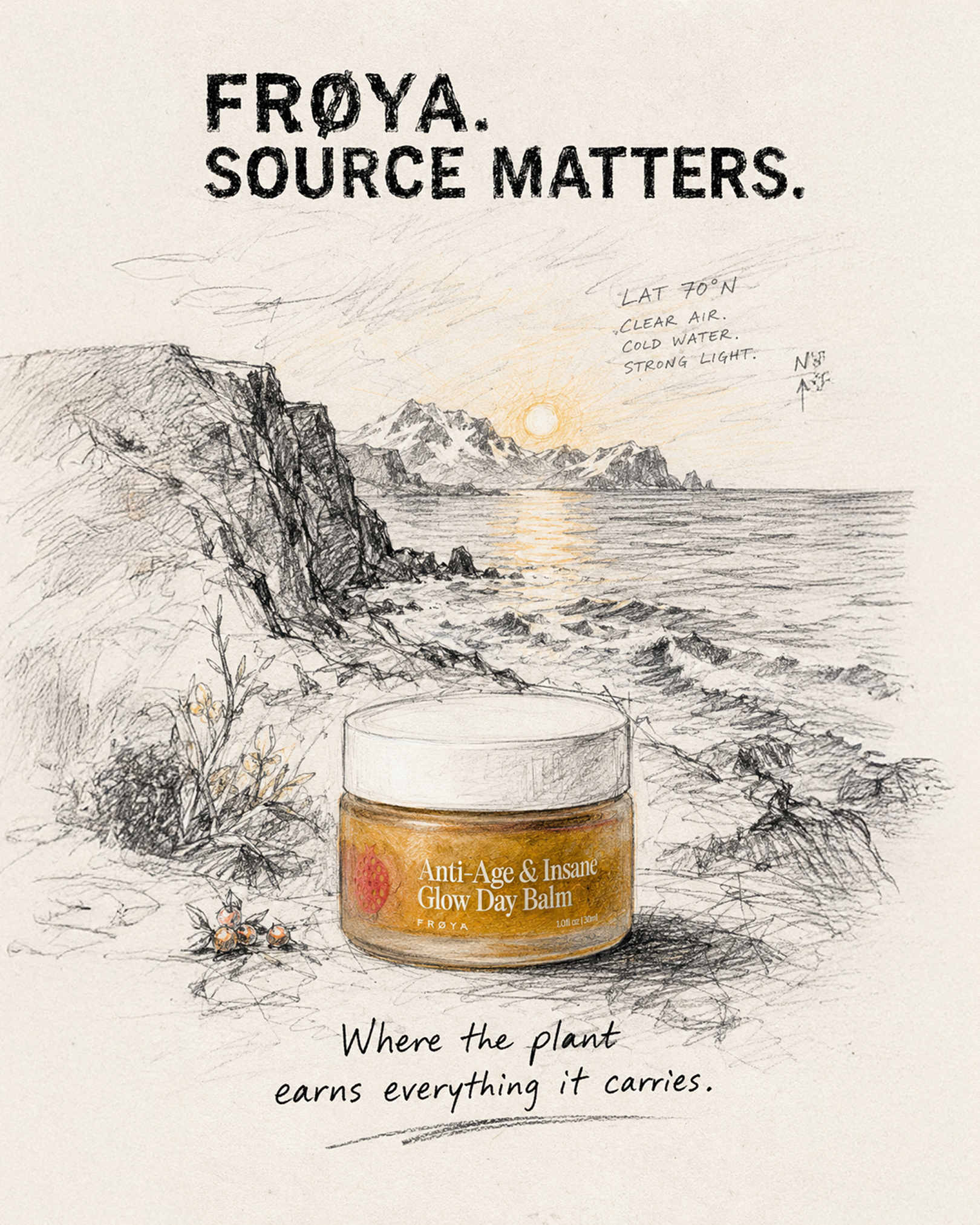 Frøya Organics Facebook ad