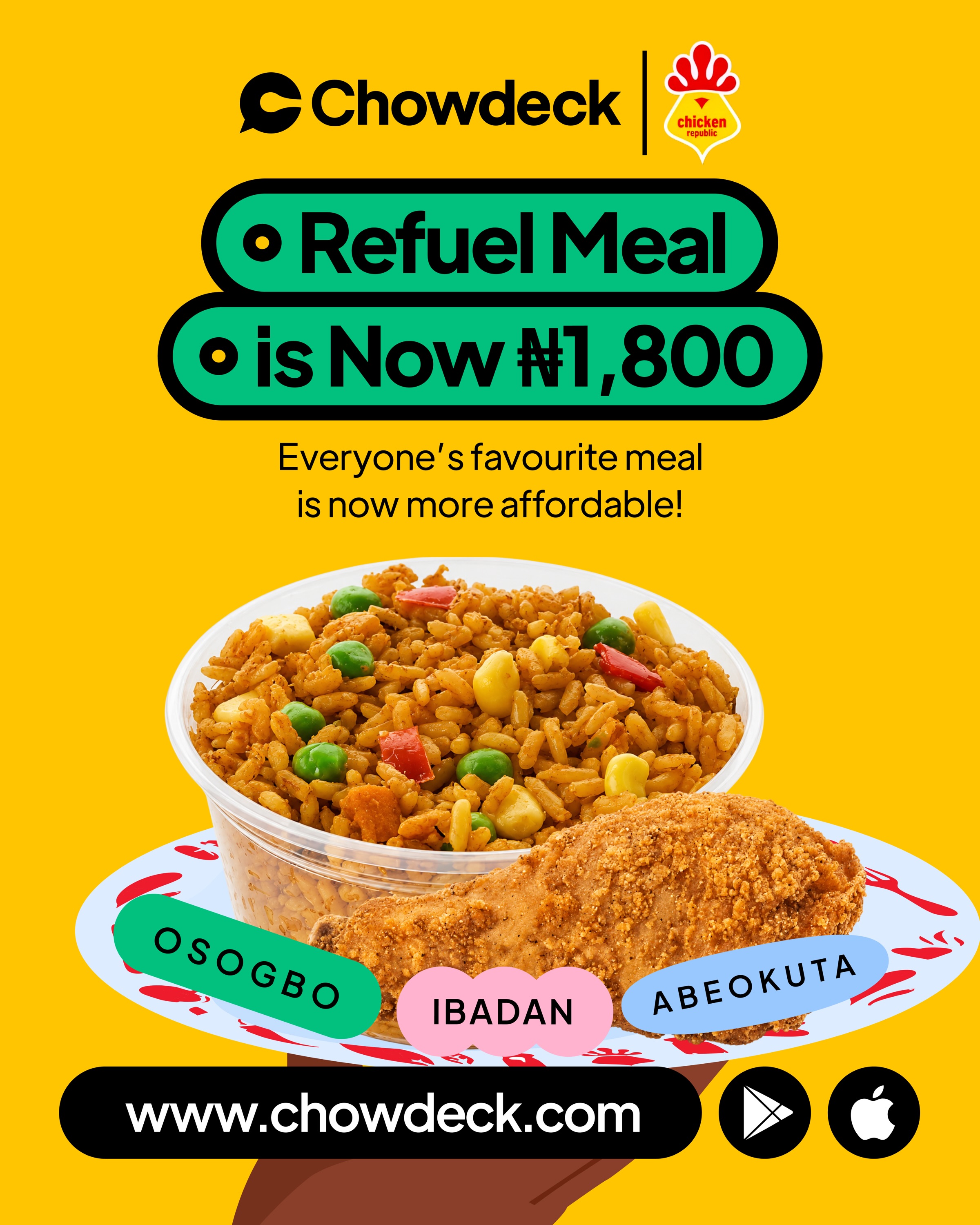 Chowdeck Facebook ad