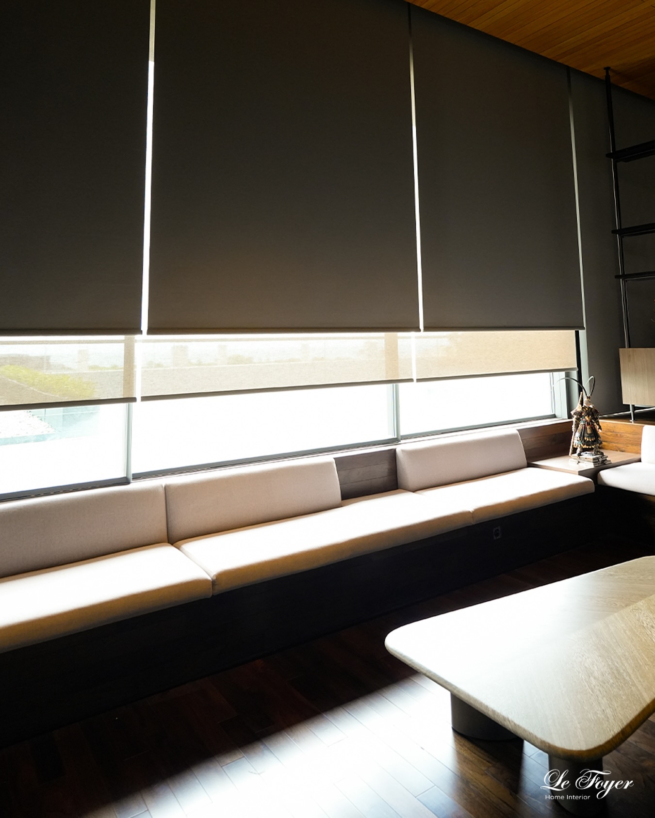 Le Foyer Home Interior Facebook ad: Roller blinds that do more than just cover