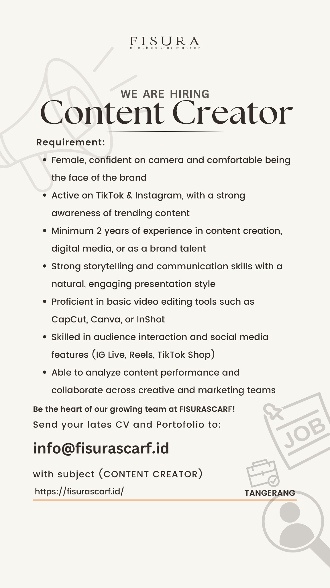 Fisurascarf.id Facebook ad from Dec 16, 2025