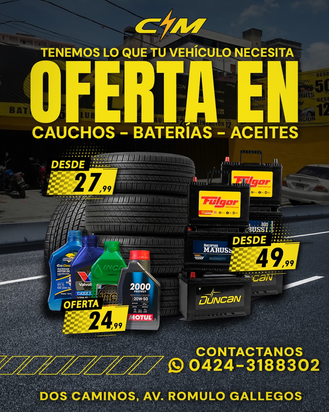 Cauchera CM Caracas Facebook ad: ¡Caracas, prepárate para los mejores precios!