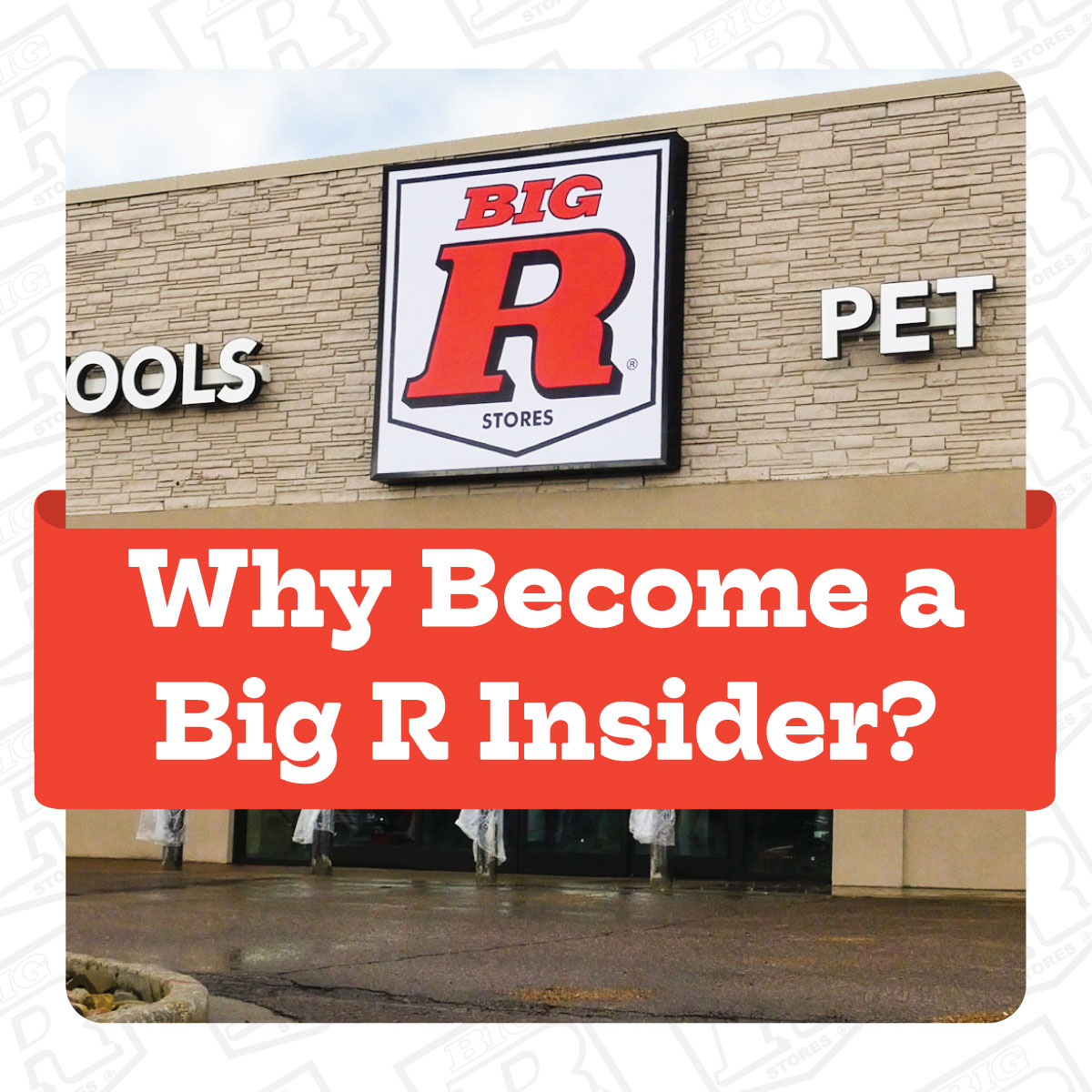Big R Facebook ad: Unlock exclusive perks with Big R Insider