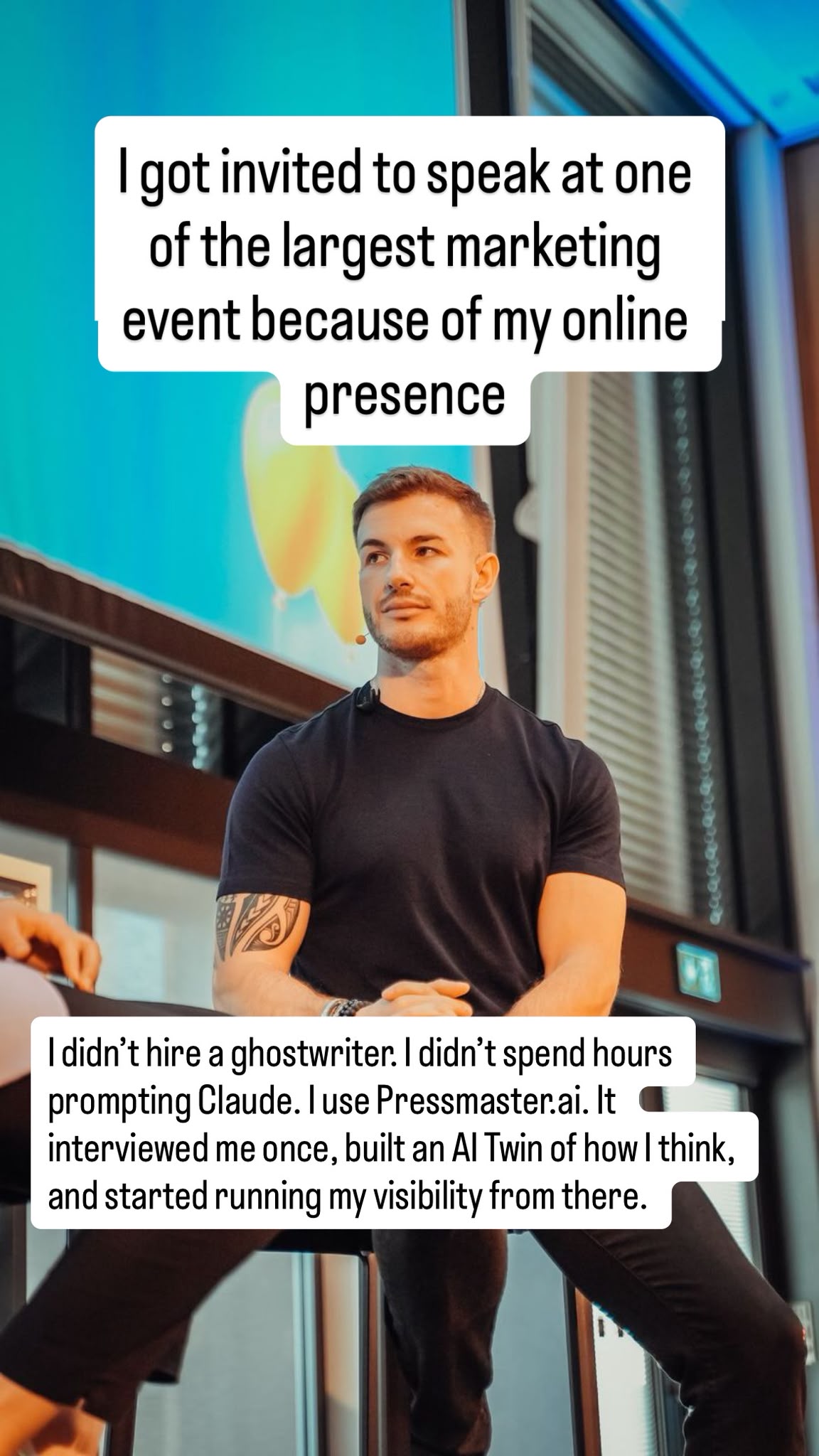 Pressmaster.ai Facebook ad