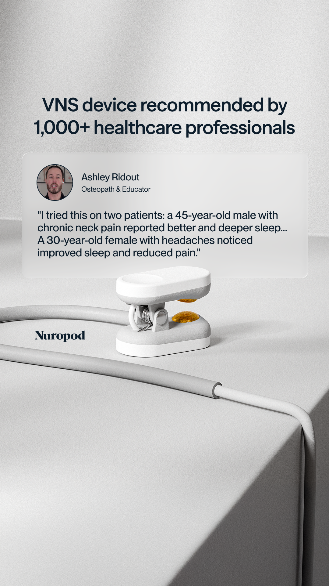 Nuropod Facebook ad