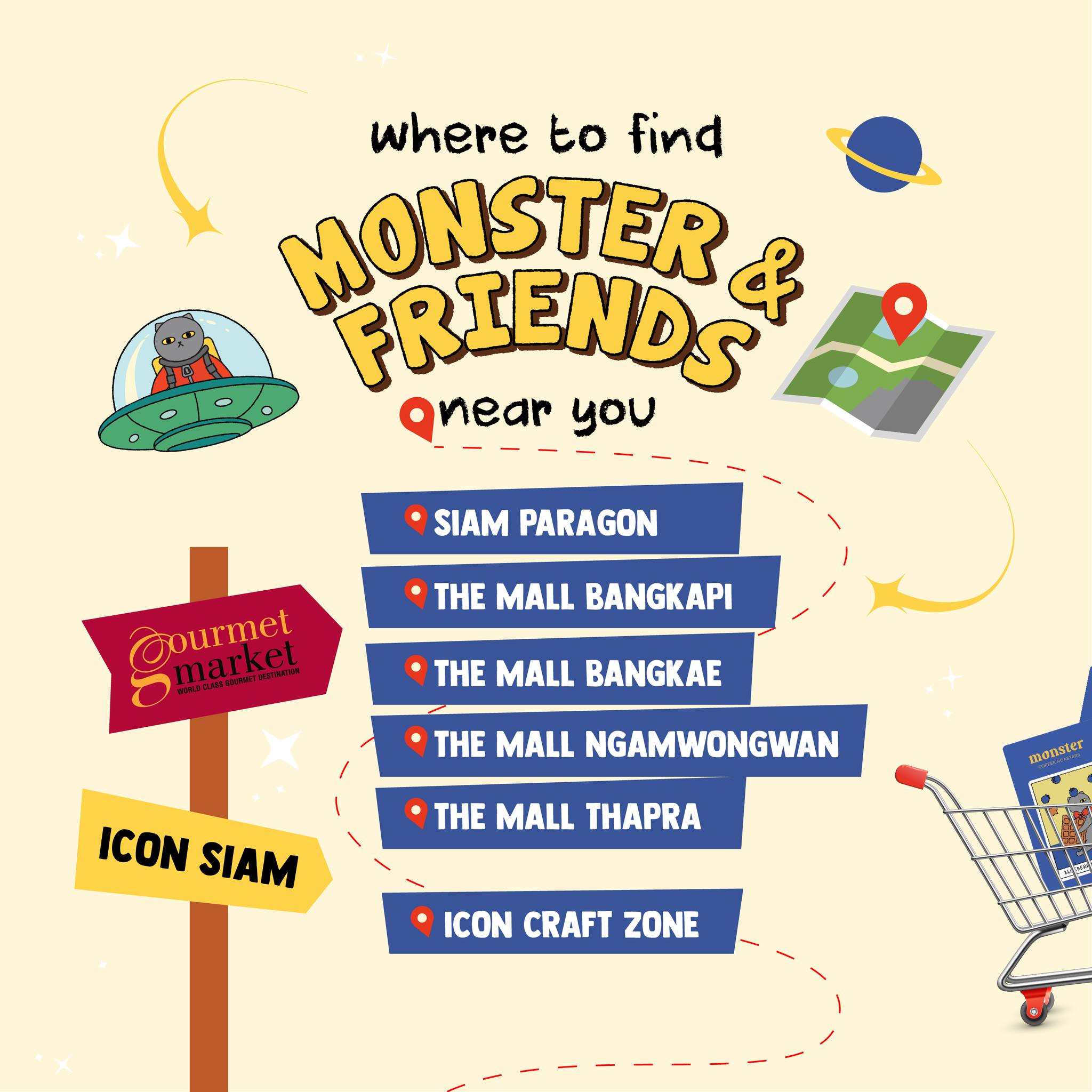 Monster and Friends Facebook ad: Where to Find Monster and Friends Near You…