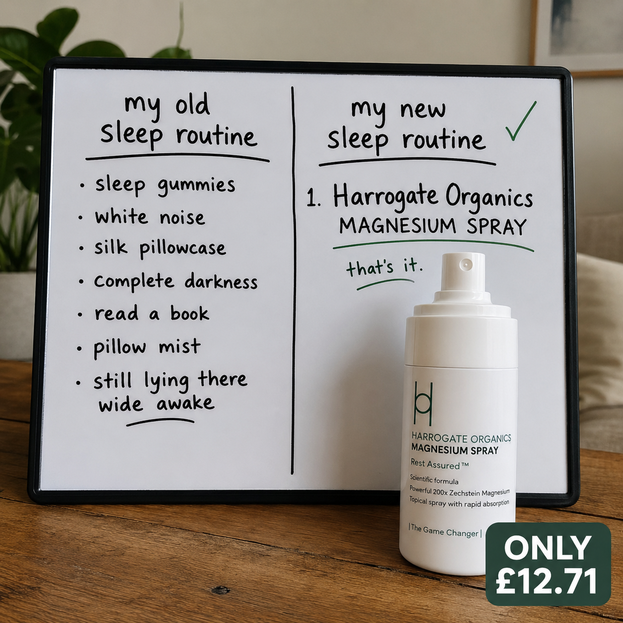 Harrogate Organics Company Facebook ad