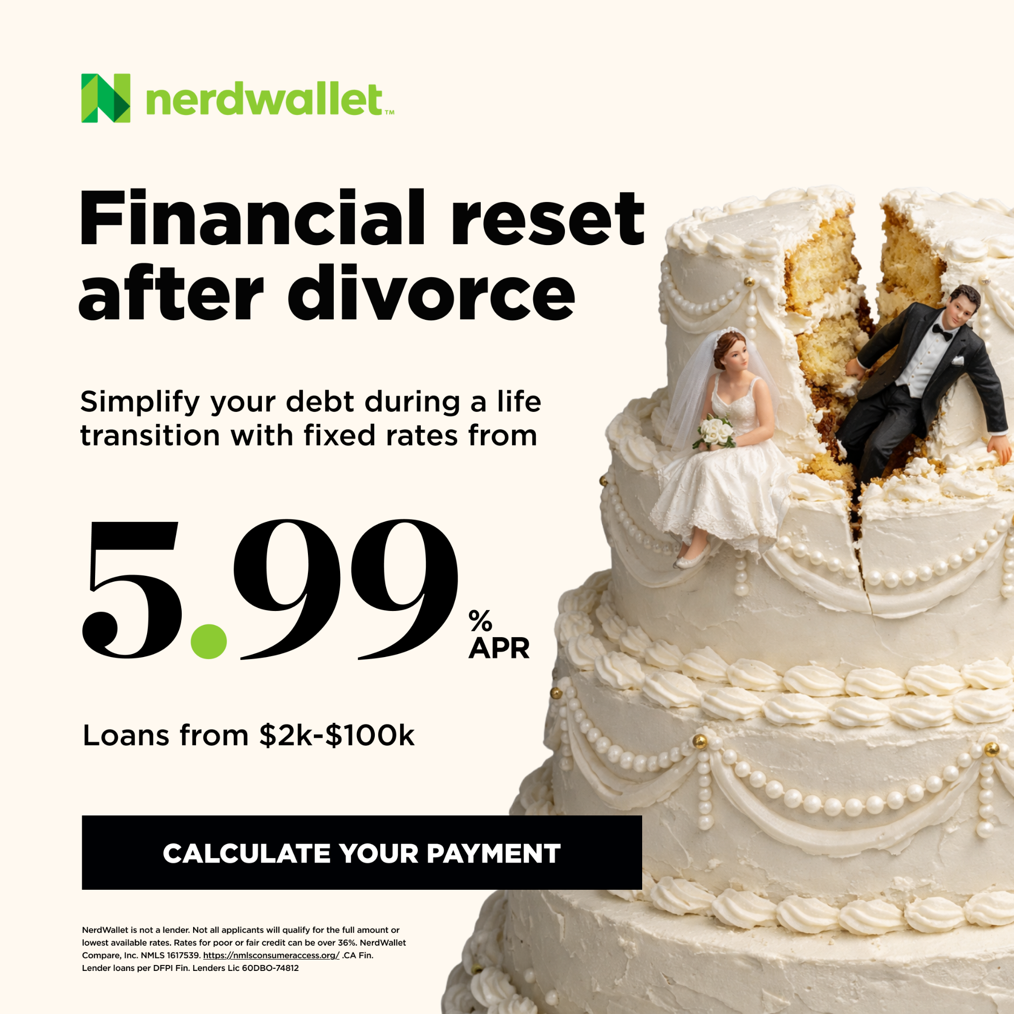 NerdWallet Facebook ad