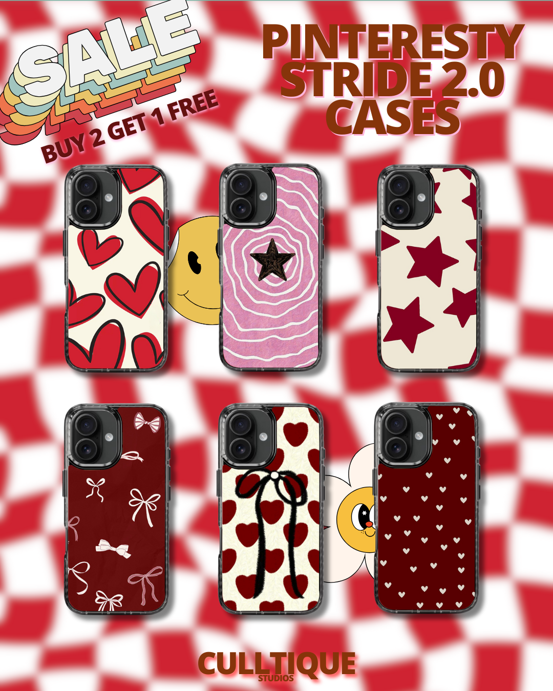 Culltique Facebook ad: Pinterest-Perfect Stride 2.0 Cases by Culltique