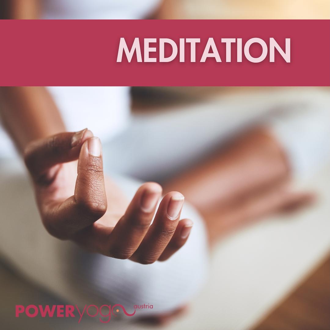 Power Yoga Austria Facebook ad: MEDITATION
