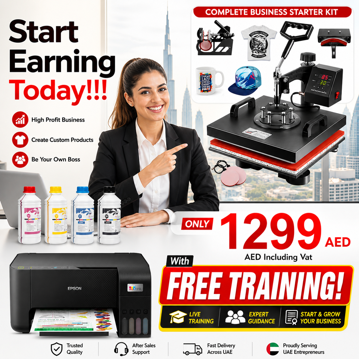 Al Nafees Bilal Facebook ad: We Offer Free Training