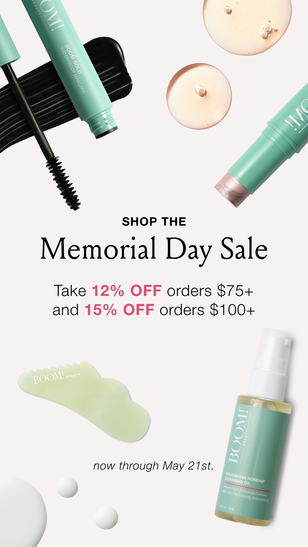BOOM Beauty Facebook ad