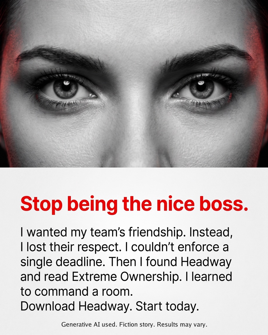 Headway App Facebook ad