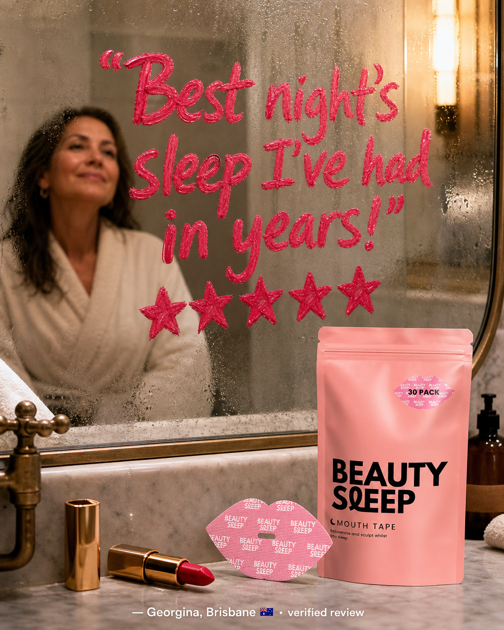 Beauty Sleep Facebook ad